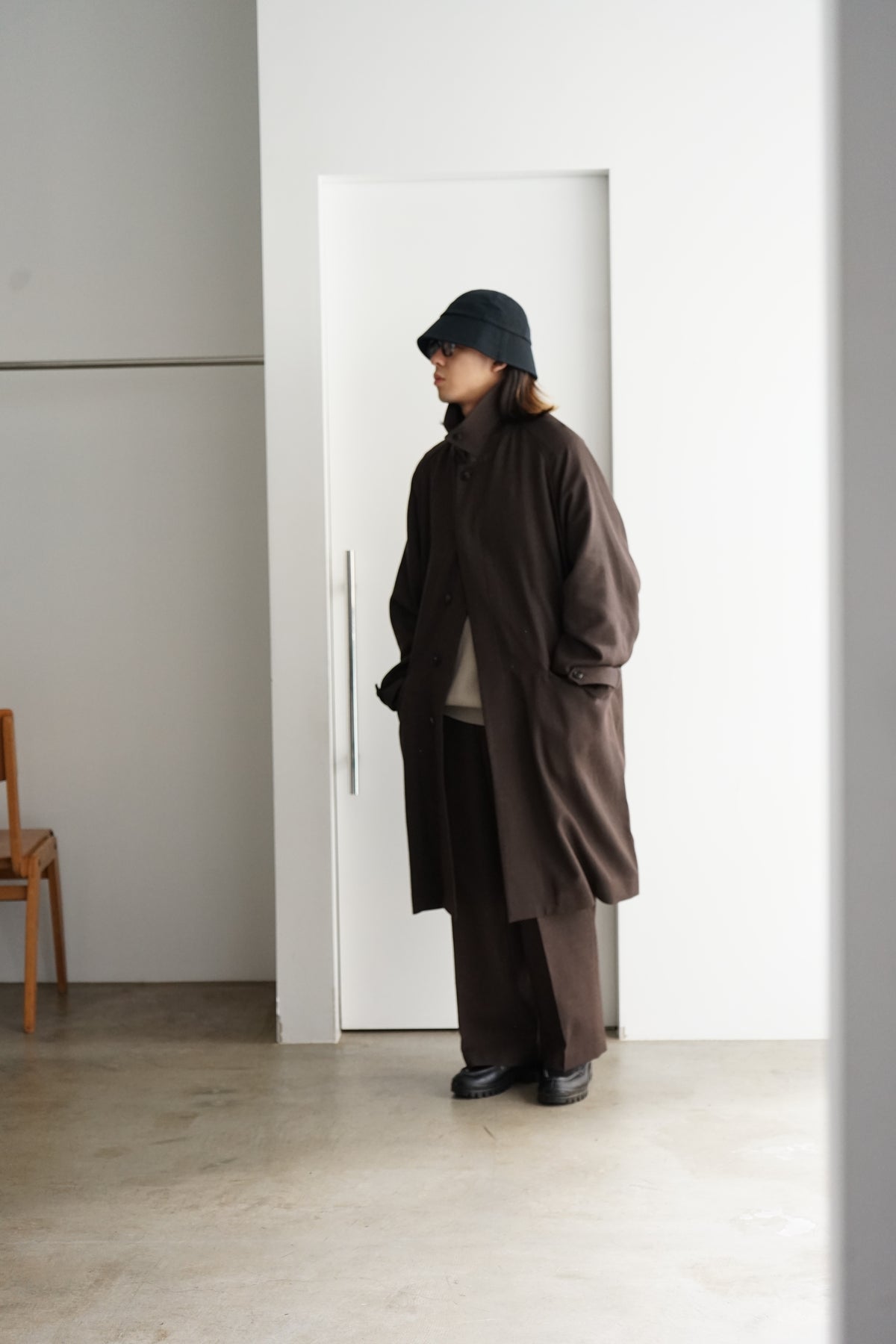 【9/21(月)発売】stirwise別注TUMBLD WOOL SERGE RAGLAN SLEEVES COAT TUMBLD WOOL SERGE