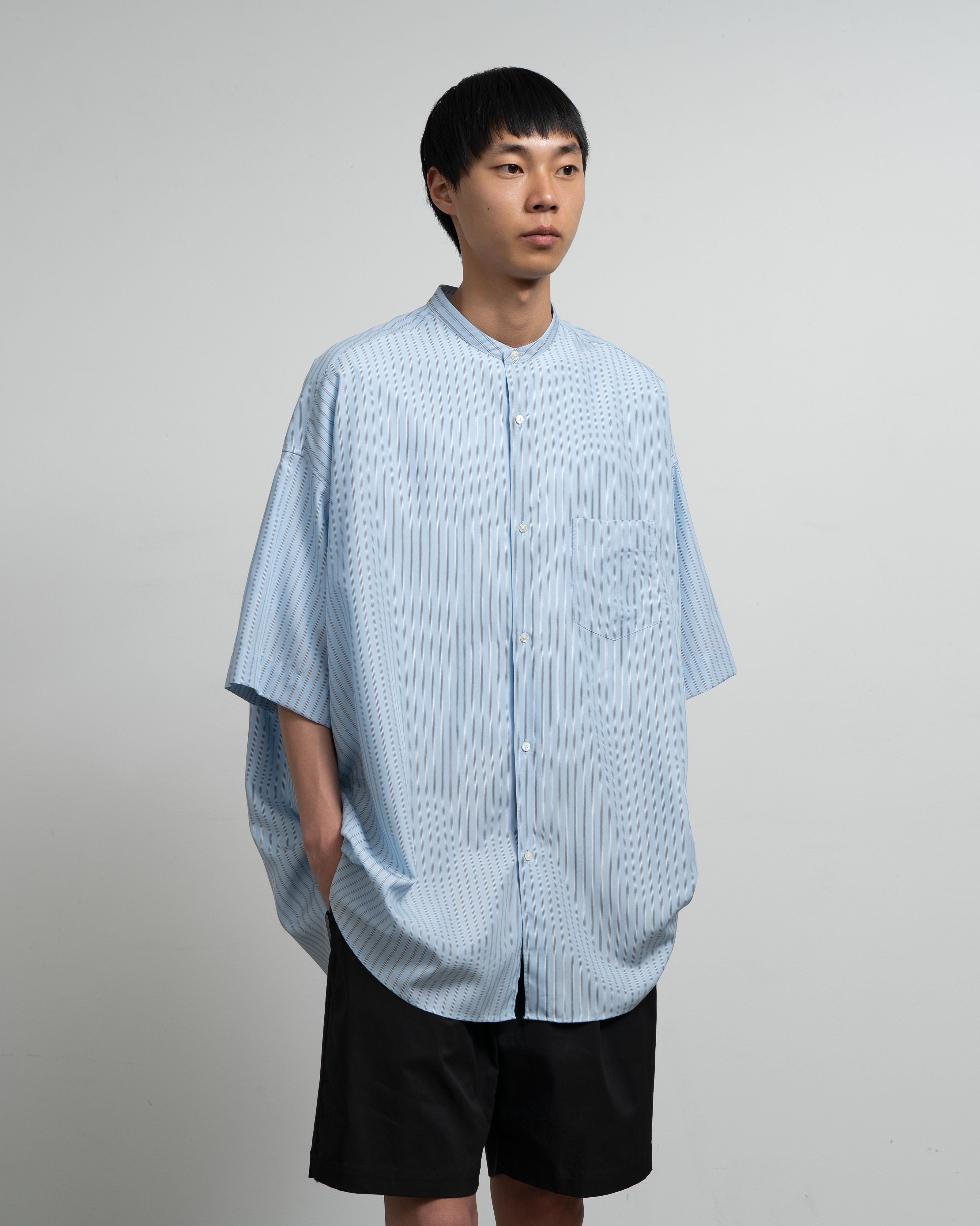 トップス SIDOGRAS S/S Oversized Band Collar Shirt 6/6(土)発売】SIDOGRAS S/S Oversized Band Collar Shirt