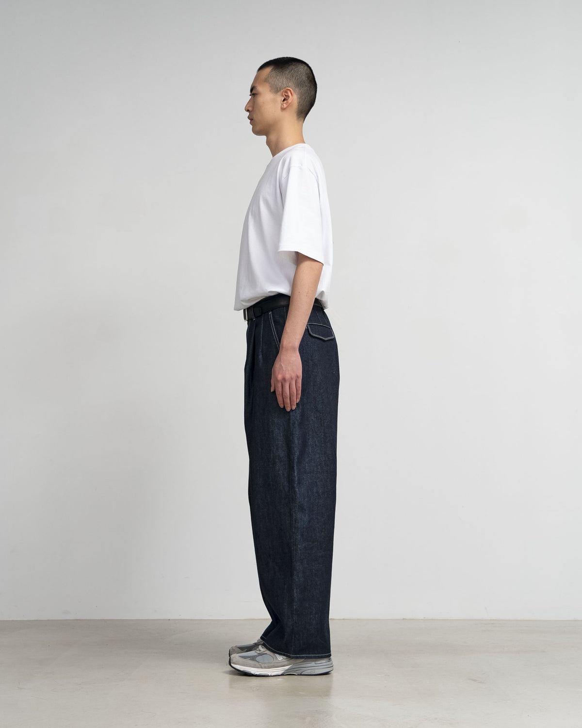 Selvage Denim Two Tuck Pants
