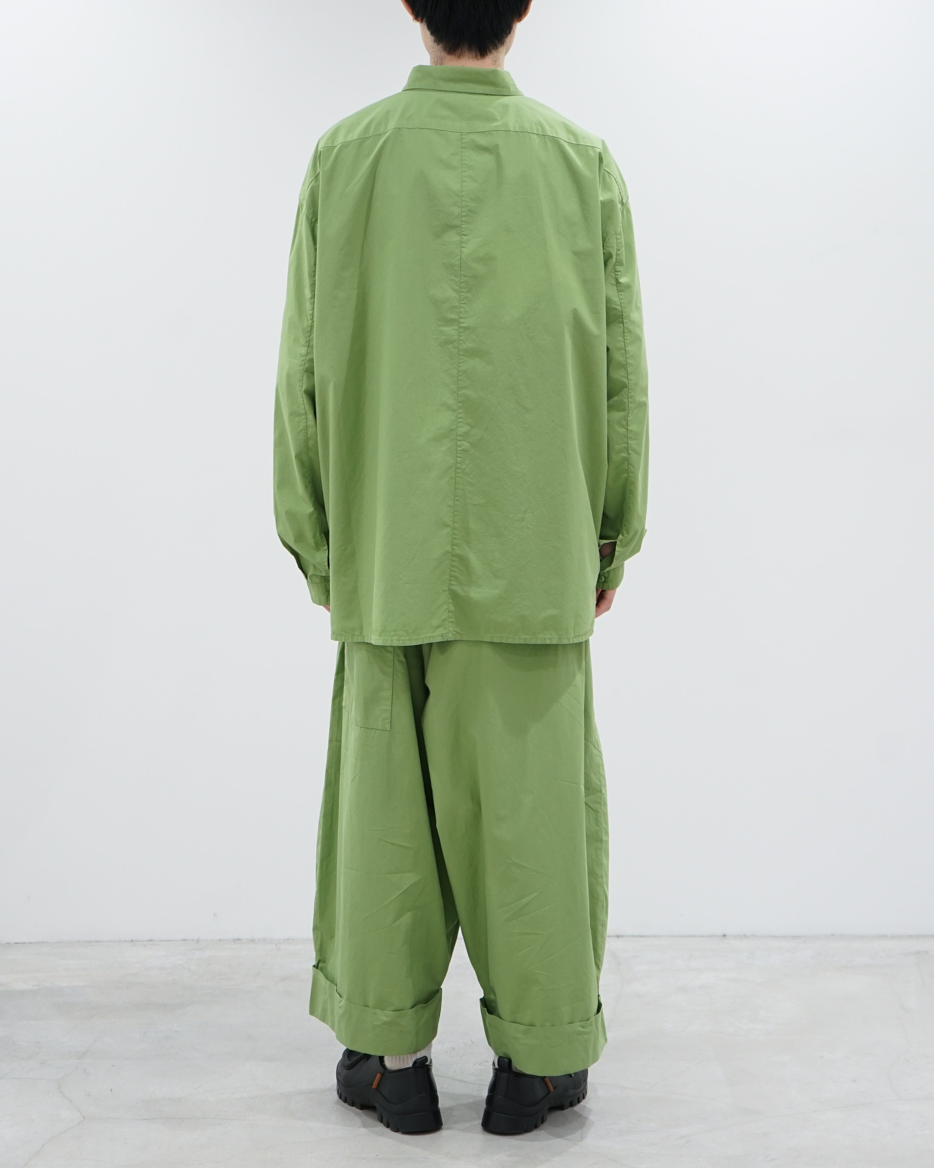 THE BAKER TROUSER / POPLIN GRASS(GREEN)