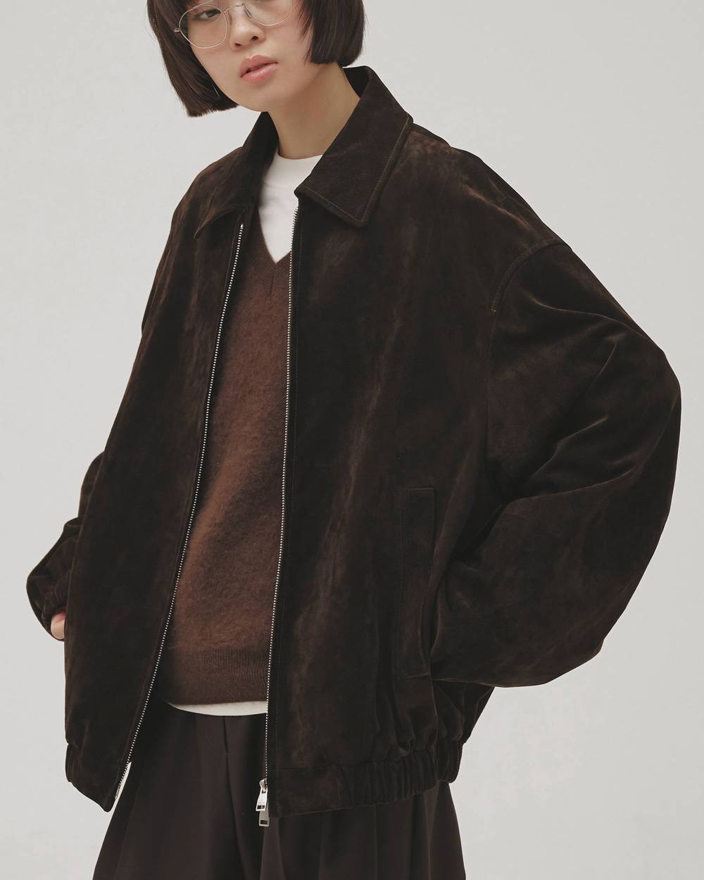 【9/24(木)発売】Suede Zip Blouson