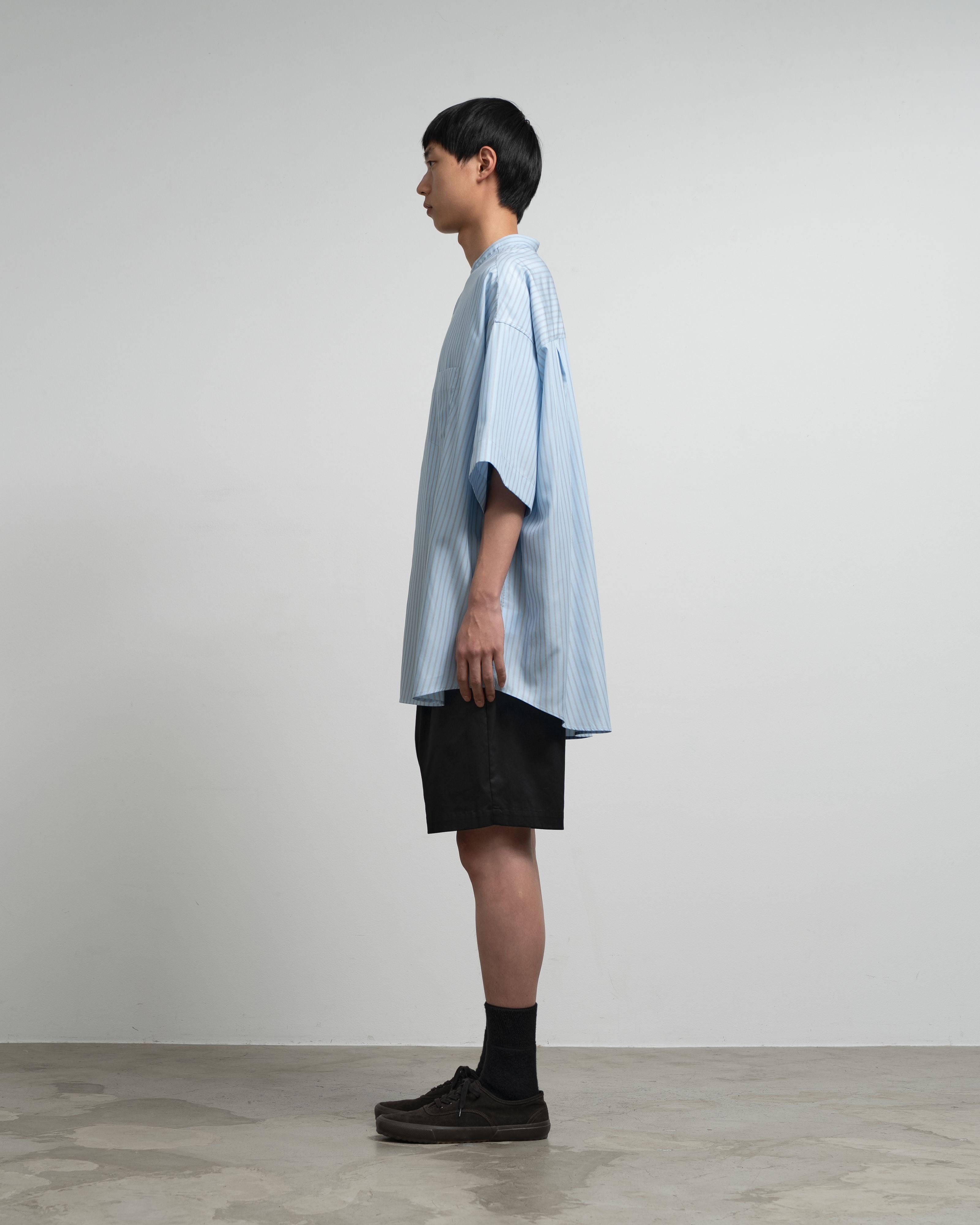 【6/6(土)発売】SIDOGRAS S/S Oversized Band Collar Shirt