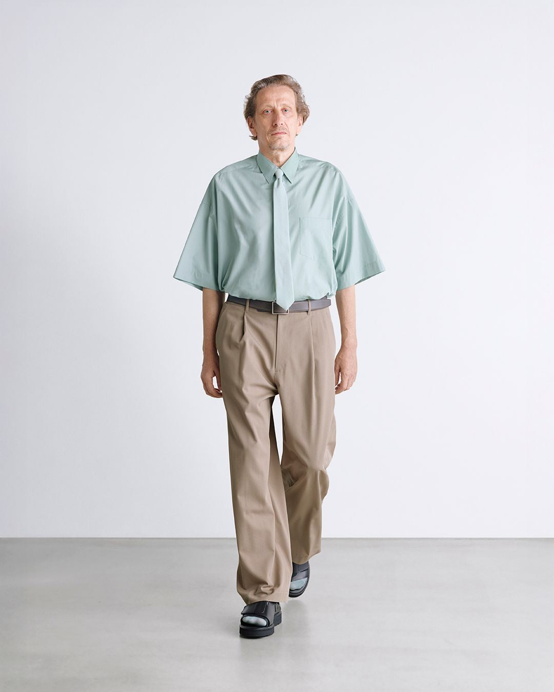 ALUMO for Graphpaper S/S Oversized Regular Collar Shirt