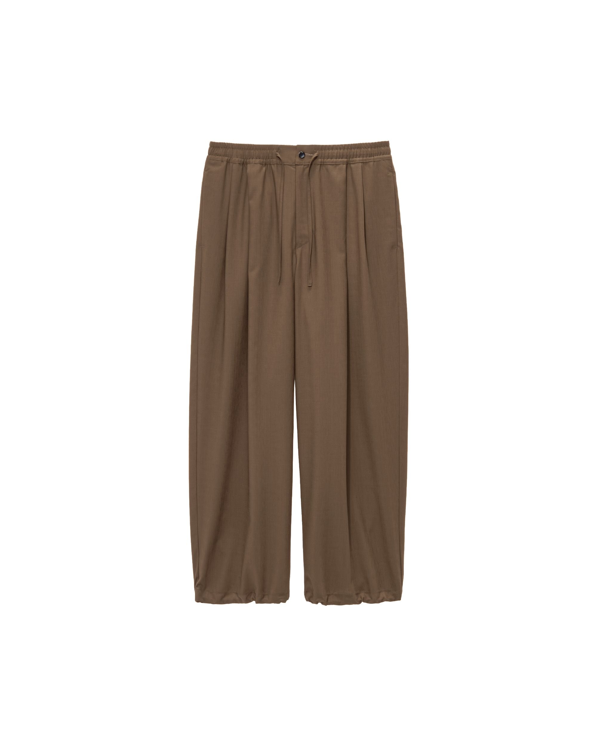 【9/5(土)発売】Wool Hopsack Drawstring Track Pants