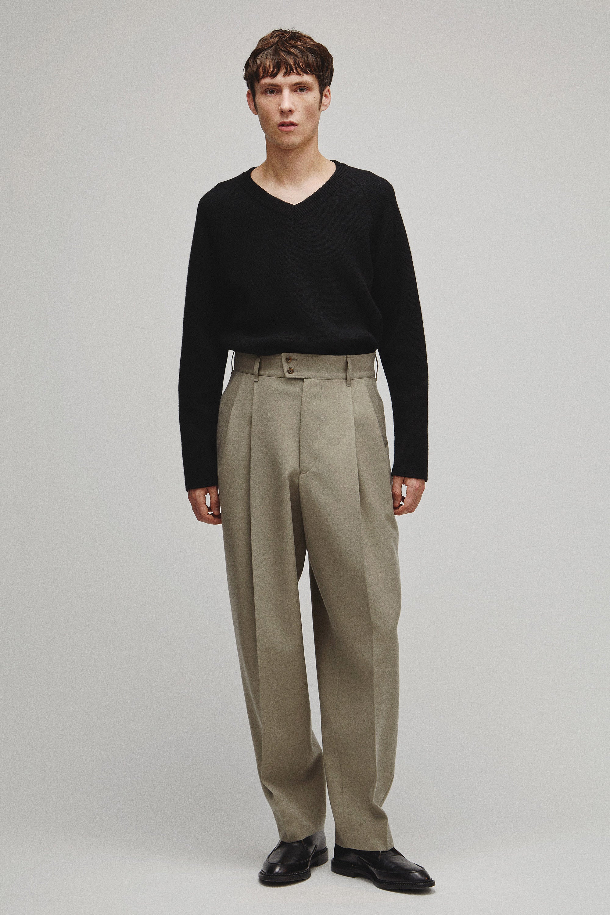 THE RERACS - DEEP TUCK WIDE SLACKS