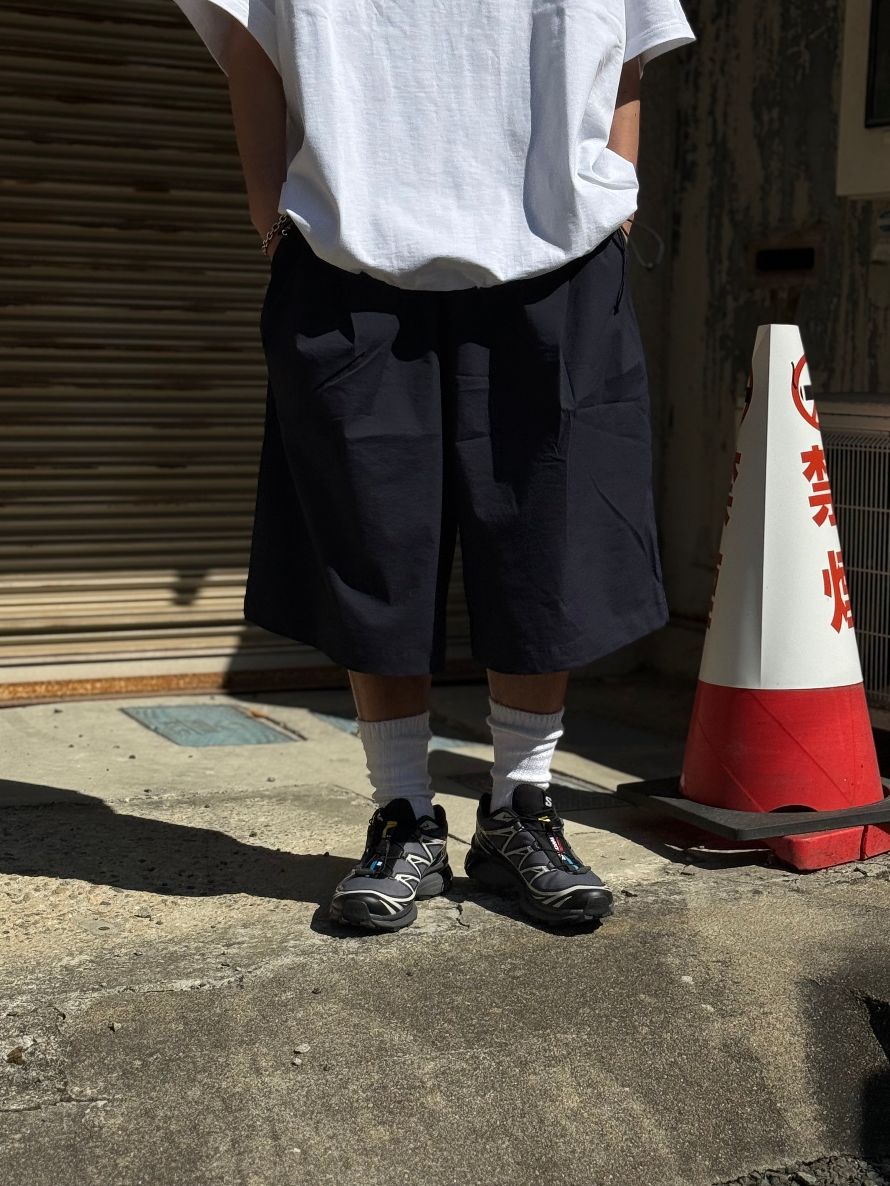 【RESTOCK】NYLON BAGGY LONG SHORTS
