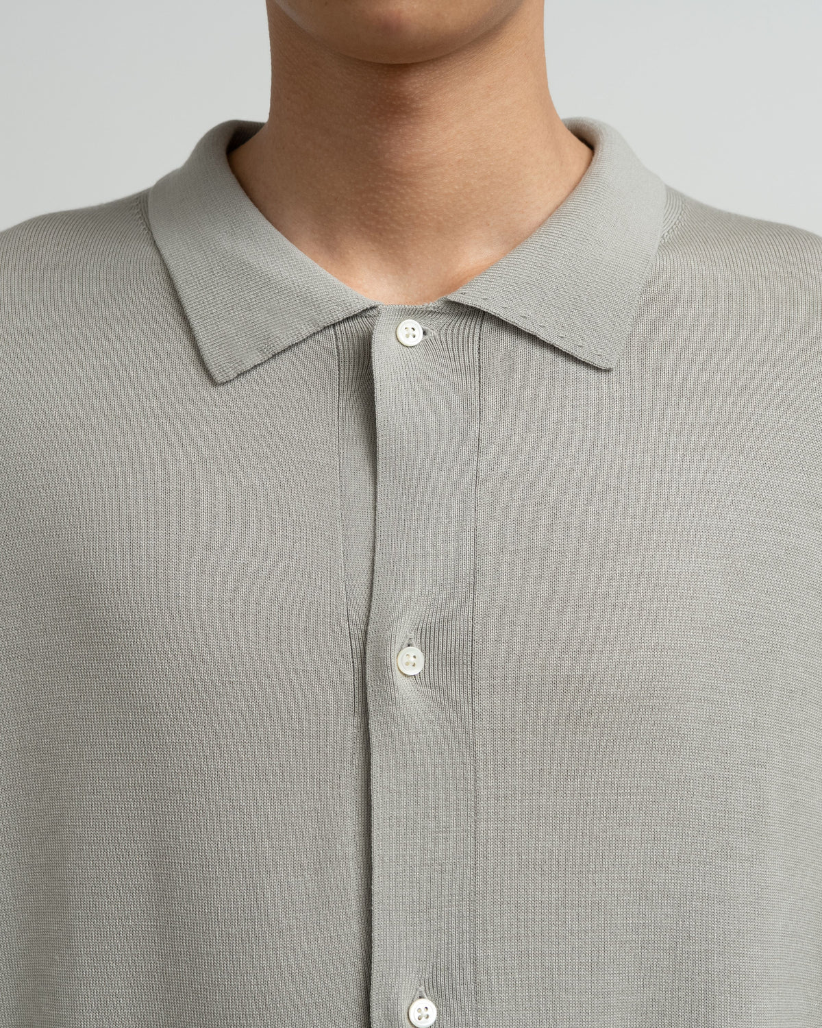 High Gauge Oversized L/S Knit Shirts