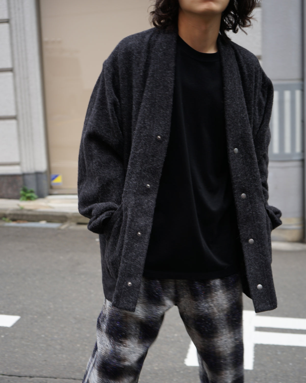 SNAP BUTTON BLOUSON B
