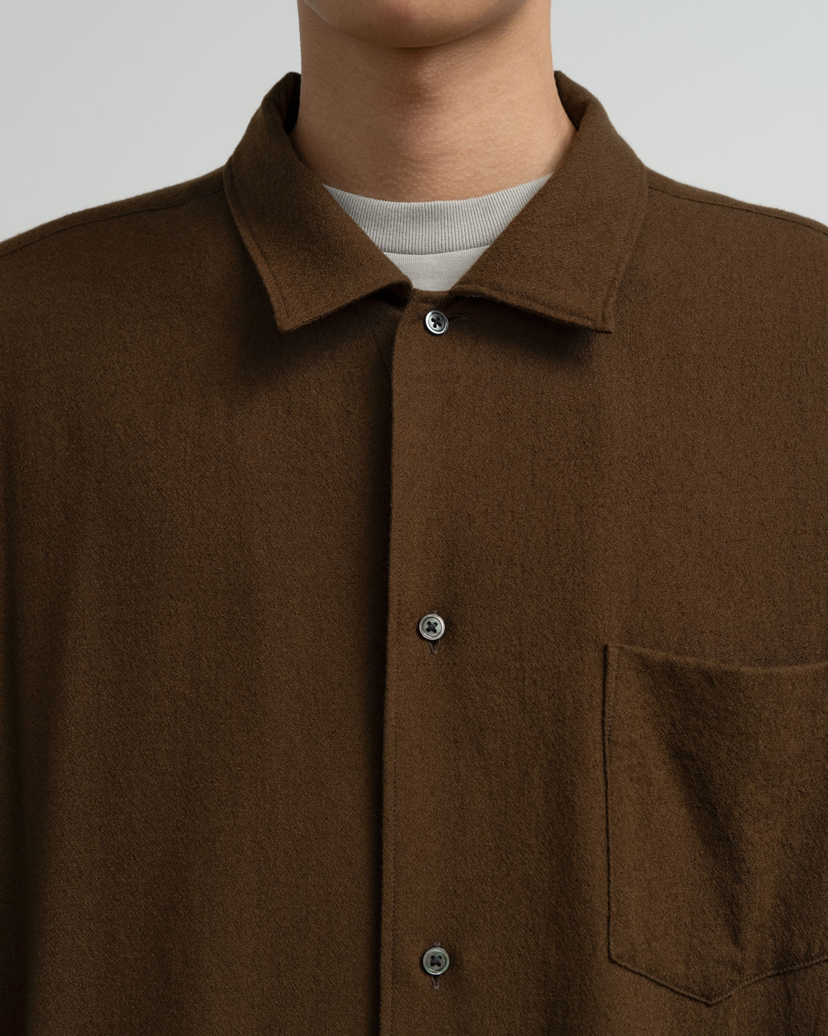 Extra Fine Wool Lawn L/S Sleeping Shirt