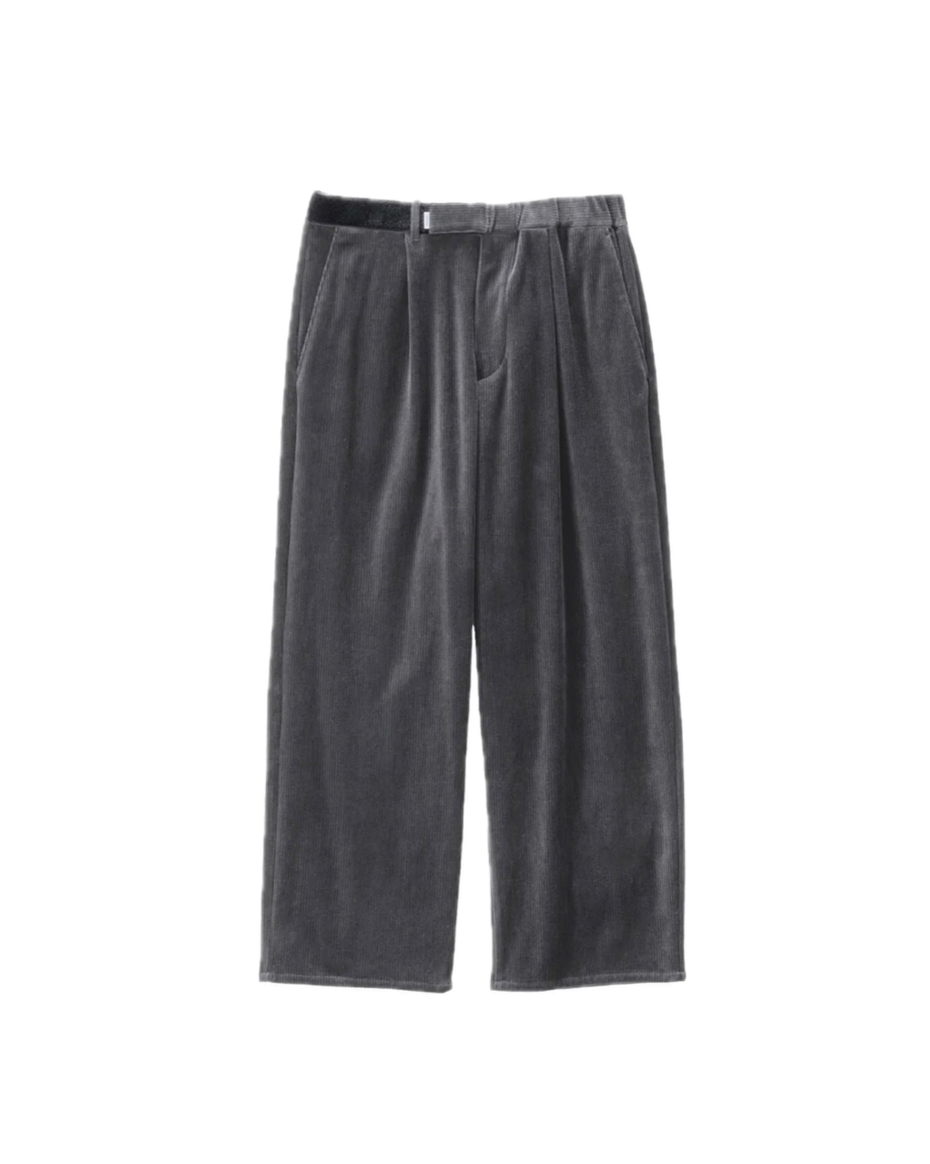 【9/5(土)発売】Soft Knit Corduroy Wide Chef Pants