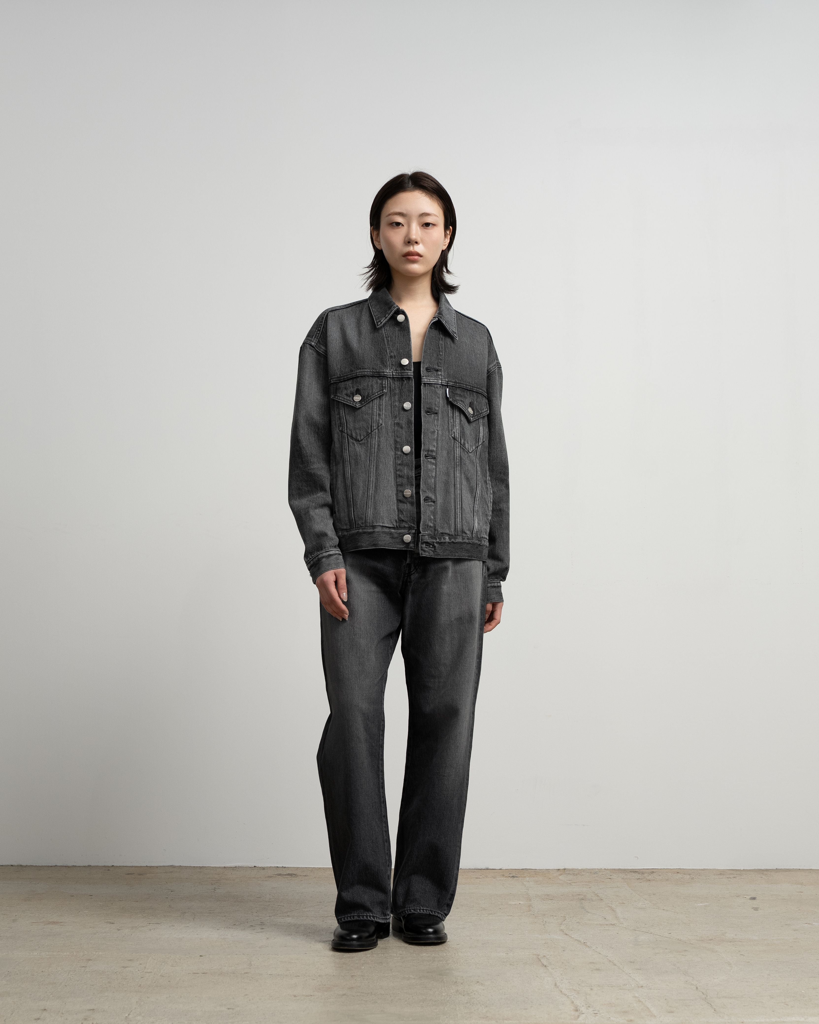 Selvage Denim Trucker Jacket -LIGHT FADE-