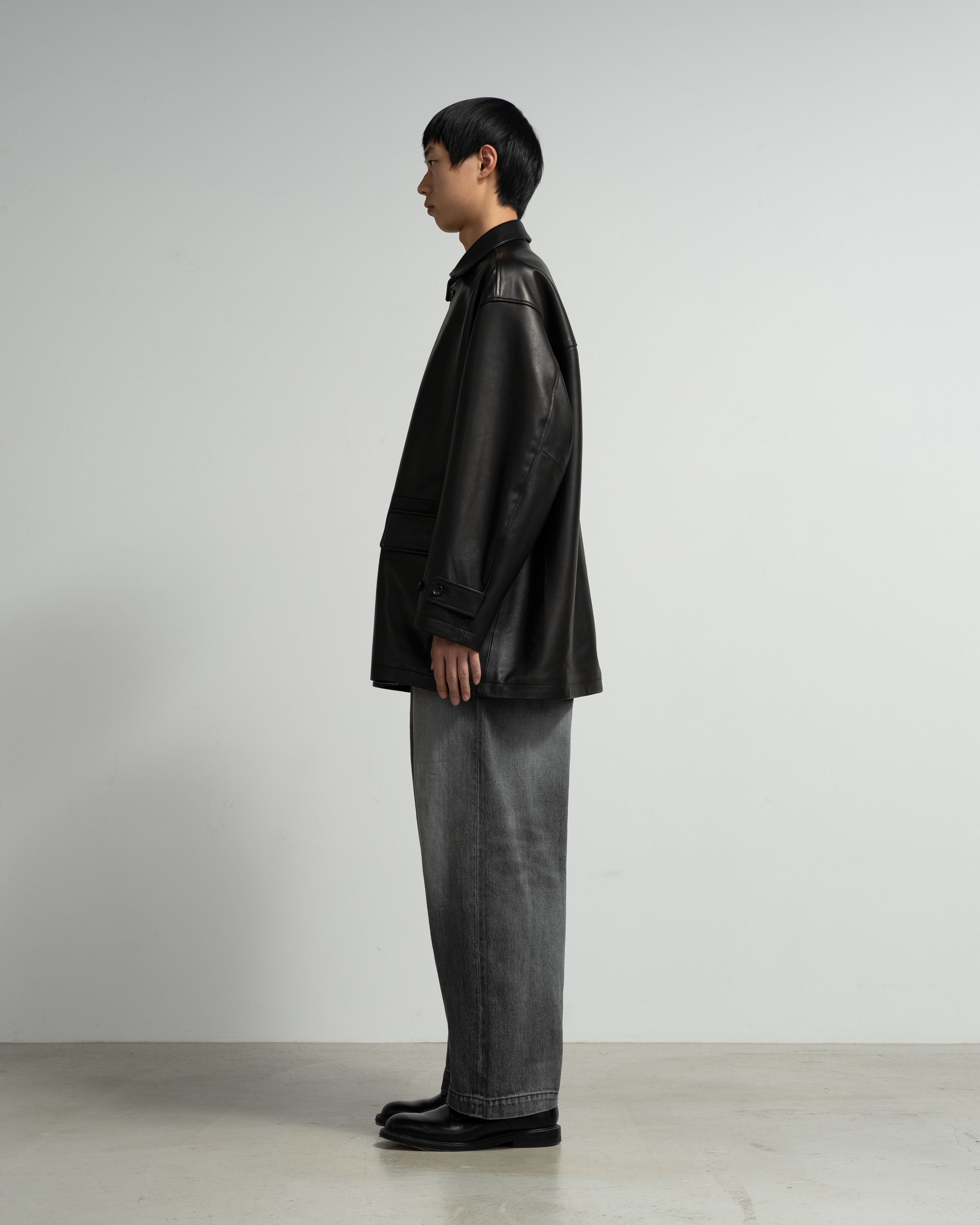 Lamb Leather Car Coat