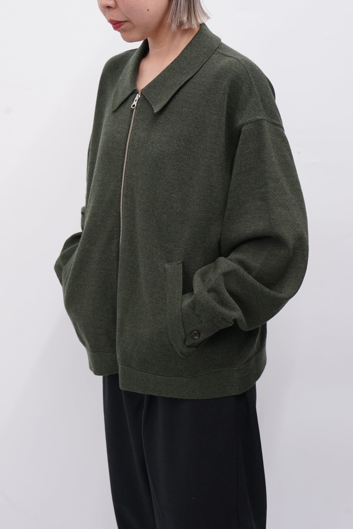 【9/23(水)発売】Co/Wo Moss Stitch Zip Blouson