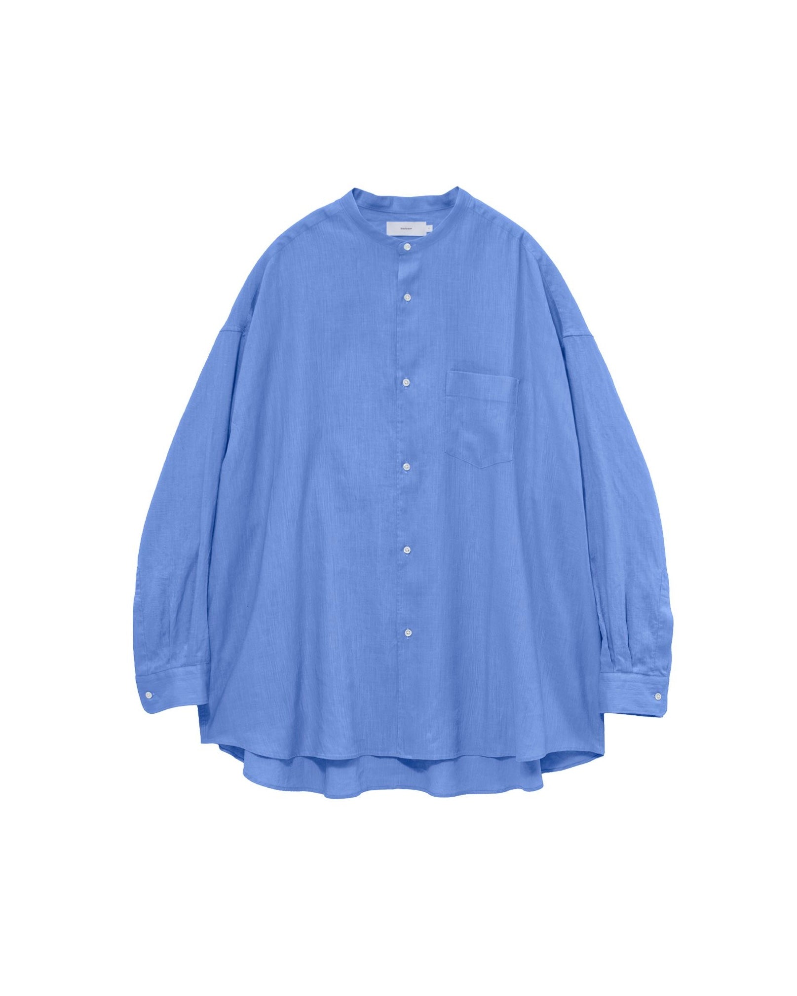 【6/20(土)発売】Linen L/S Oversized Band Collar Shirt