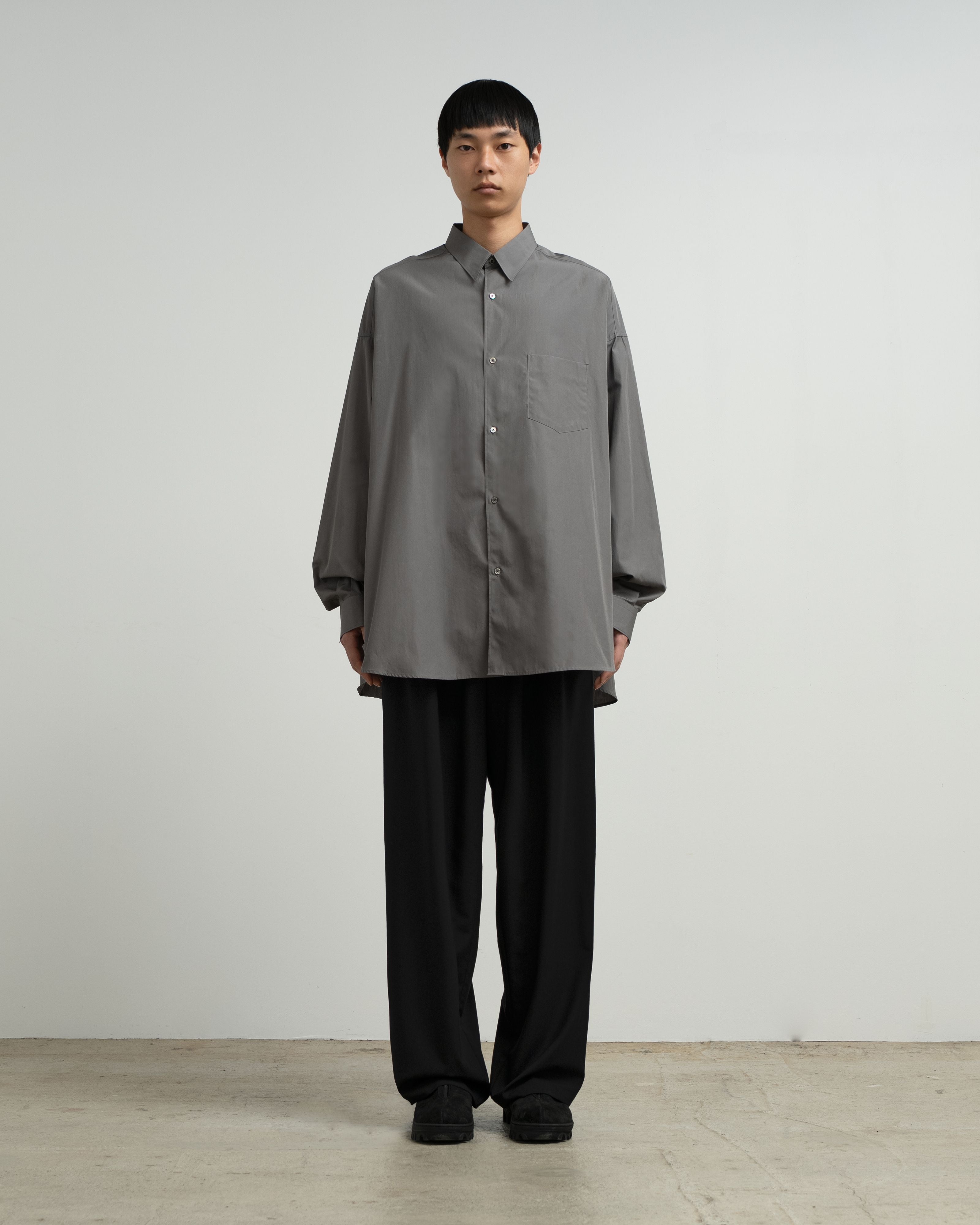 【8/22(土)発売】ALUMO for GP L/S Oversized Regular Collar Shirt