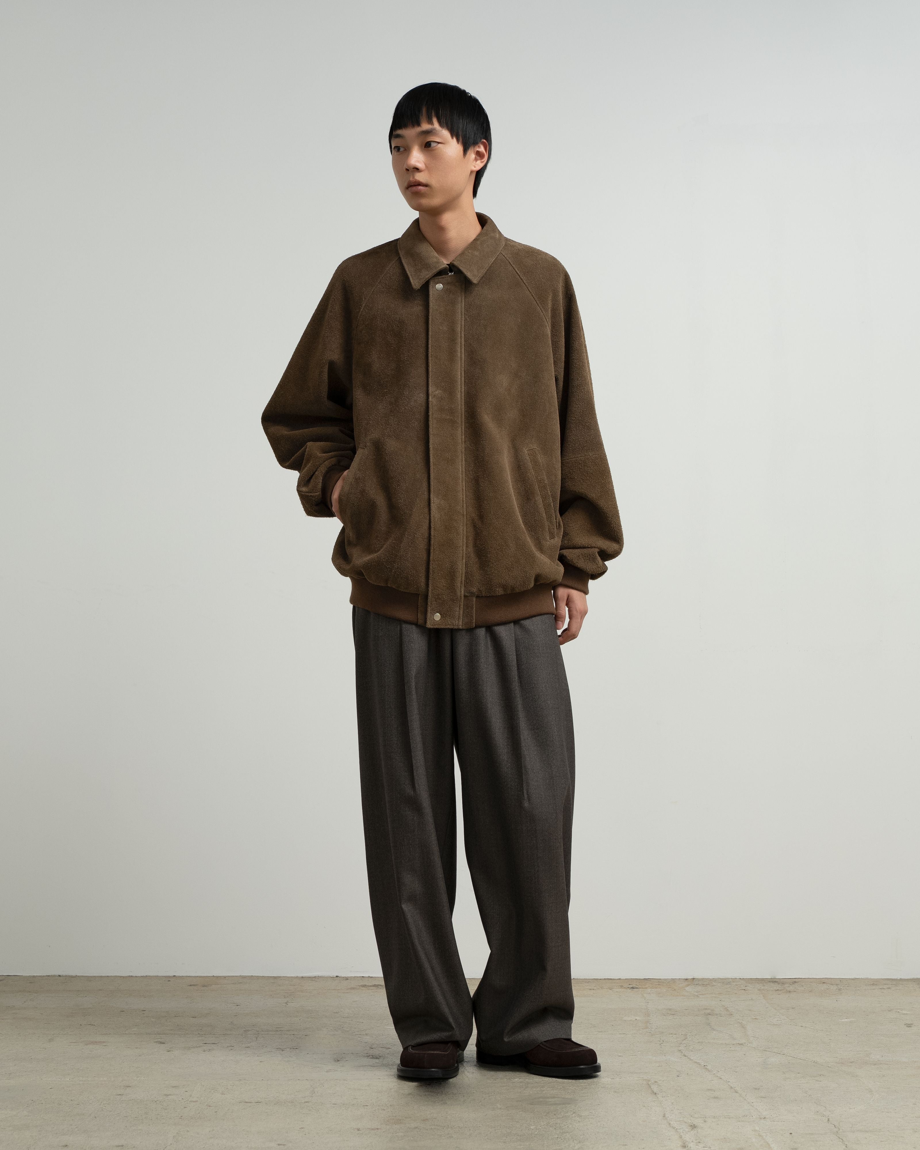 【8/29(土)発売】Hairy Suede Raglan Blouson