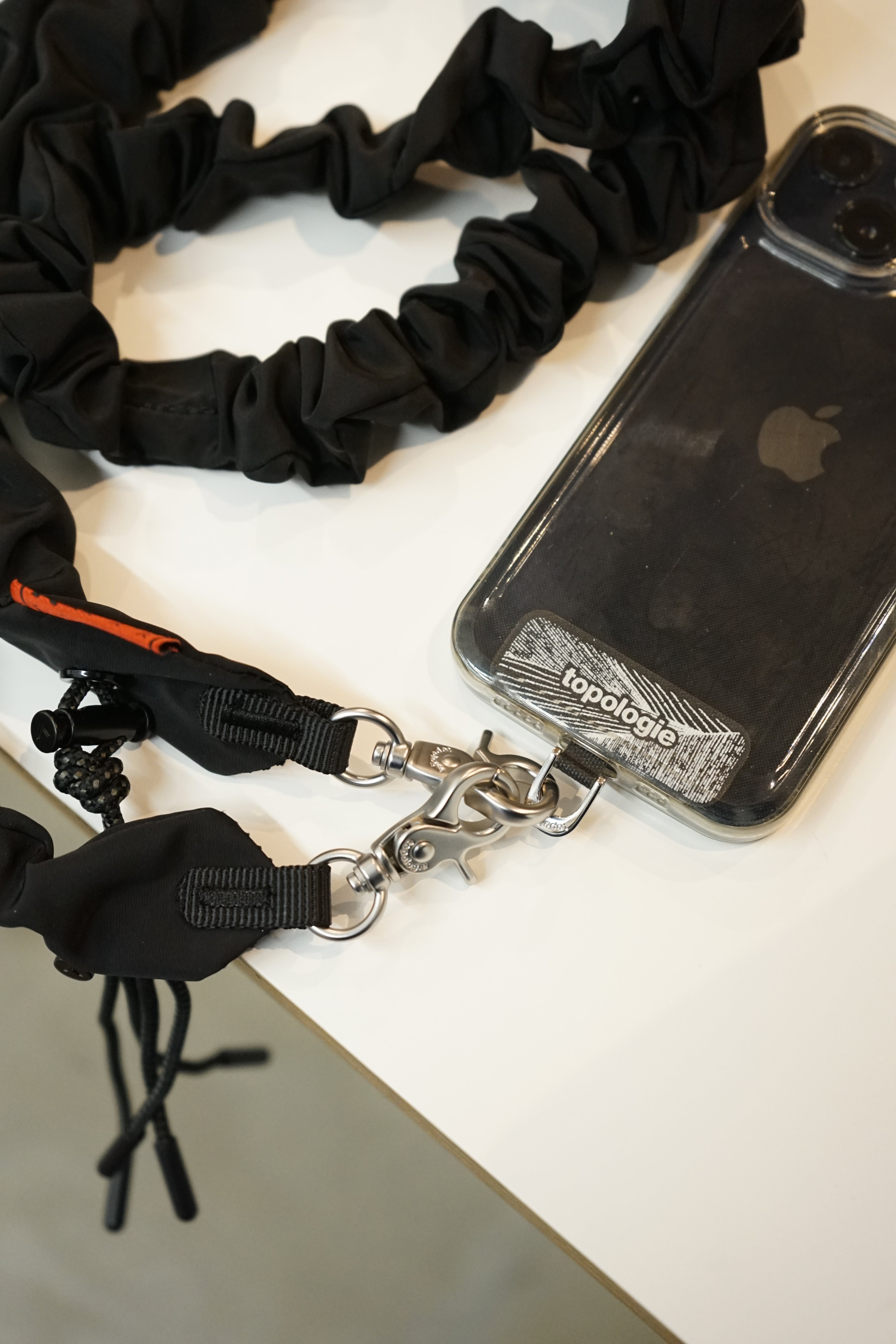 Topologie Wares Phone Cases D-Ring Phone Strap Adapter Black