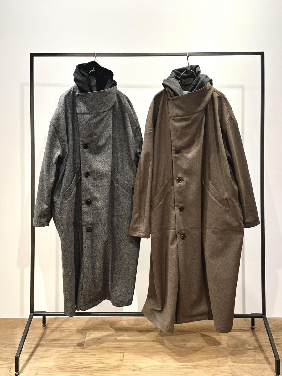 LAYERED PARACHUTE COAT