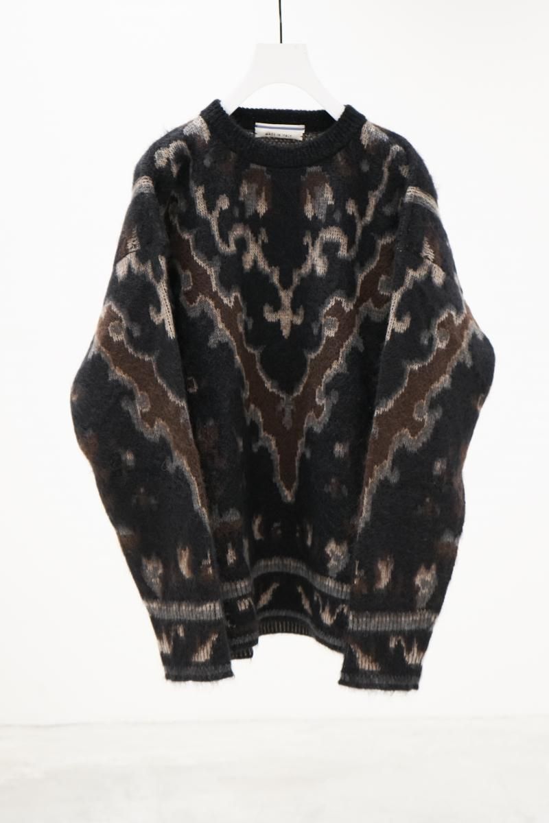 CASHMERE OVERSIZED CARPET SWEATER