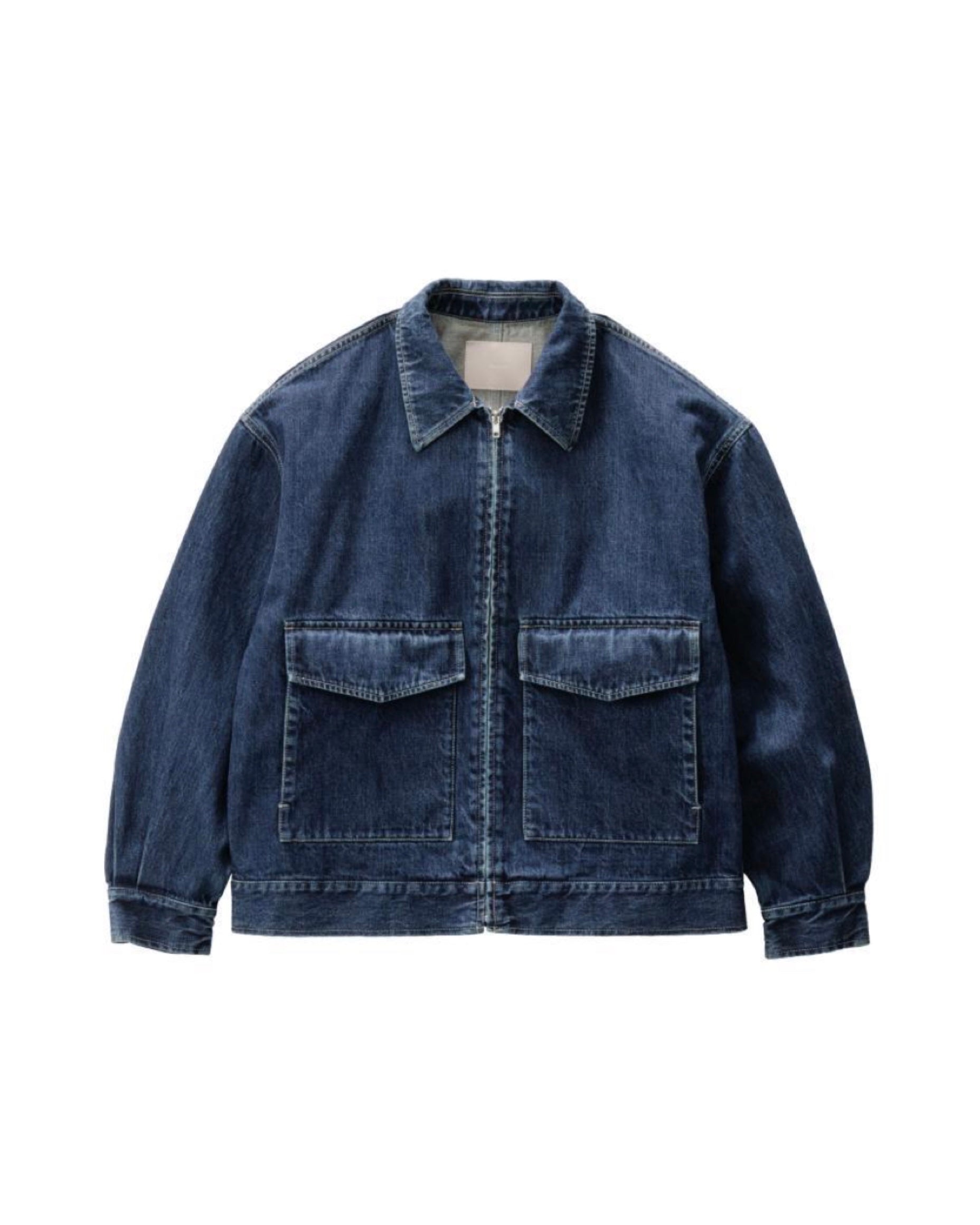 Selvage Denim Zip Jacket(DARK FADE)
