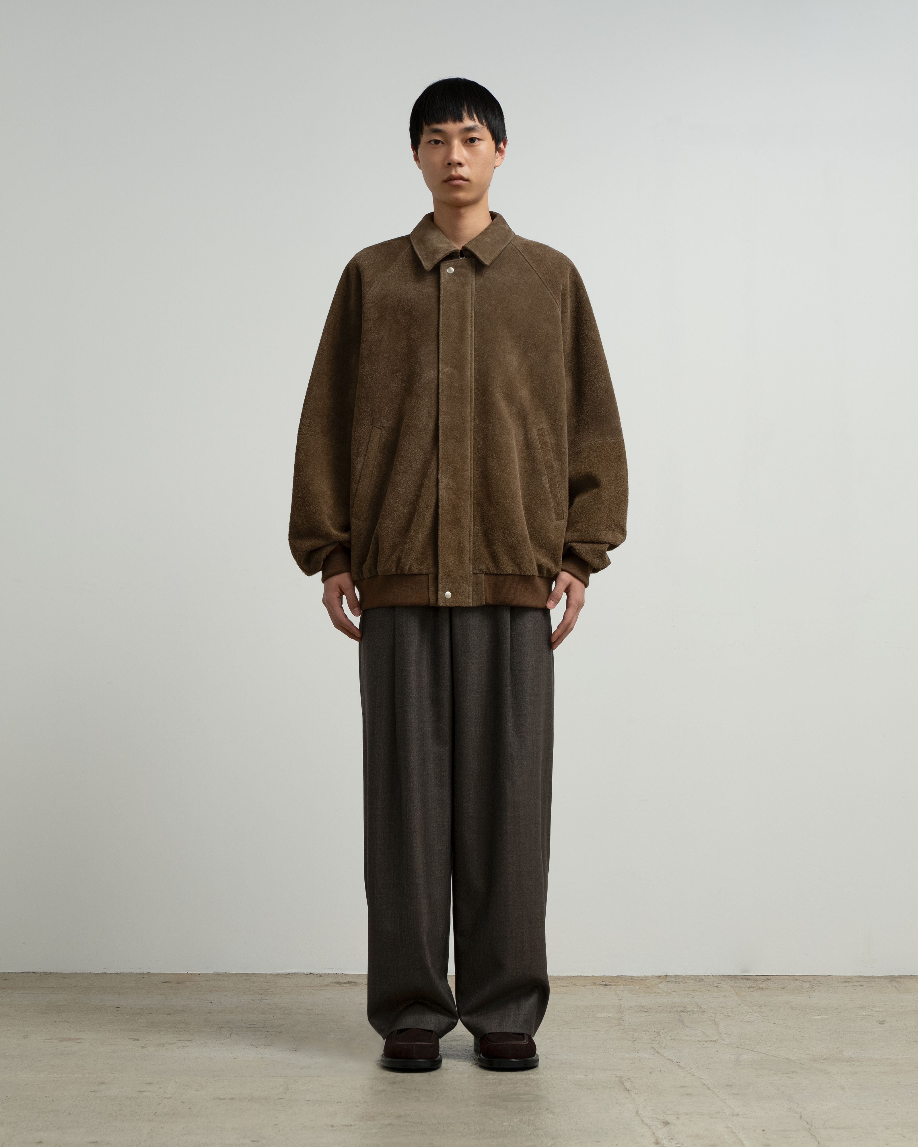 【8/29(土)発売】Hairy Suede Raglan Blouson