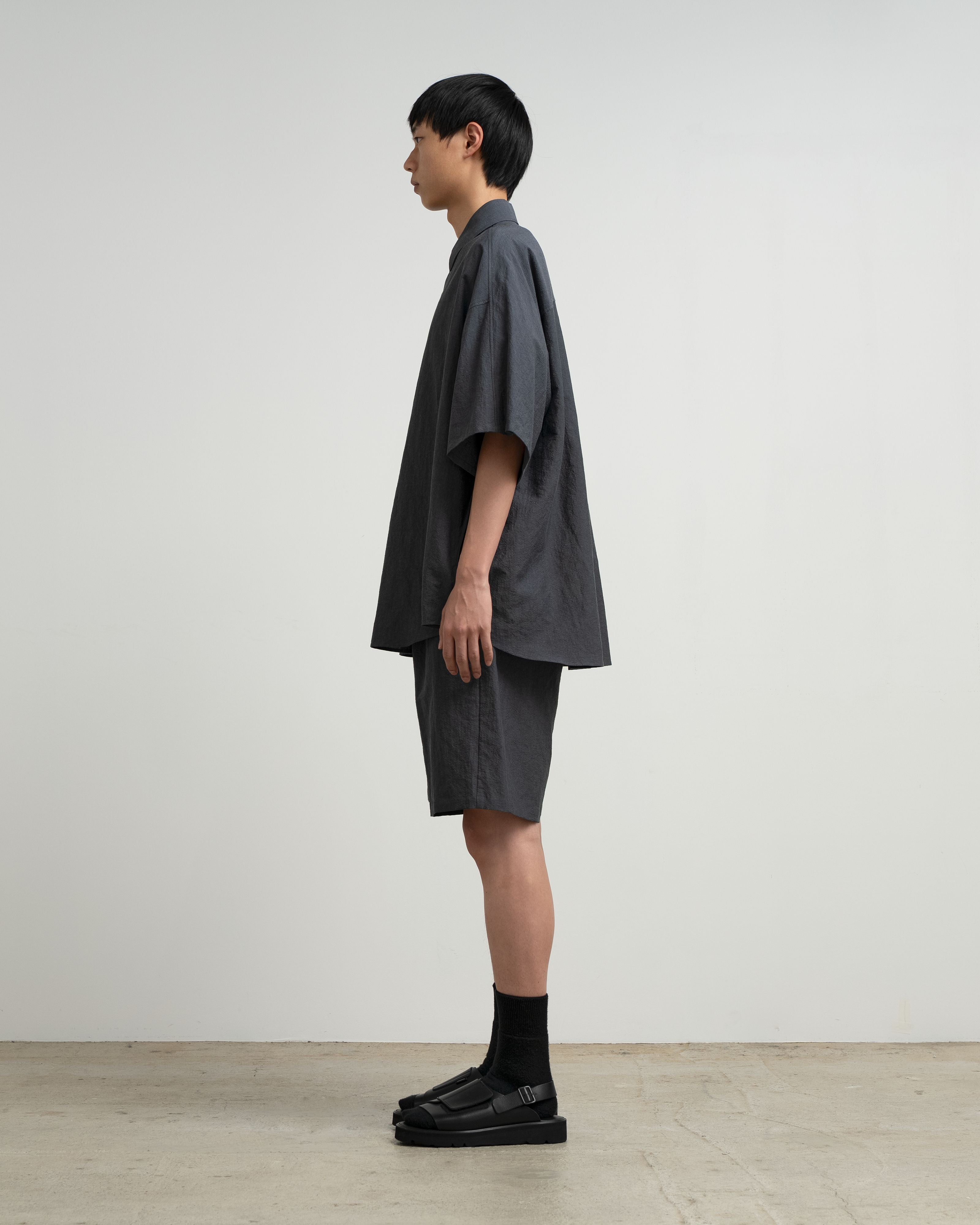 【5/23(土)発売】Cotton Linen Seersucker S/S Pullover Shirt