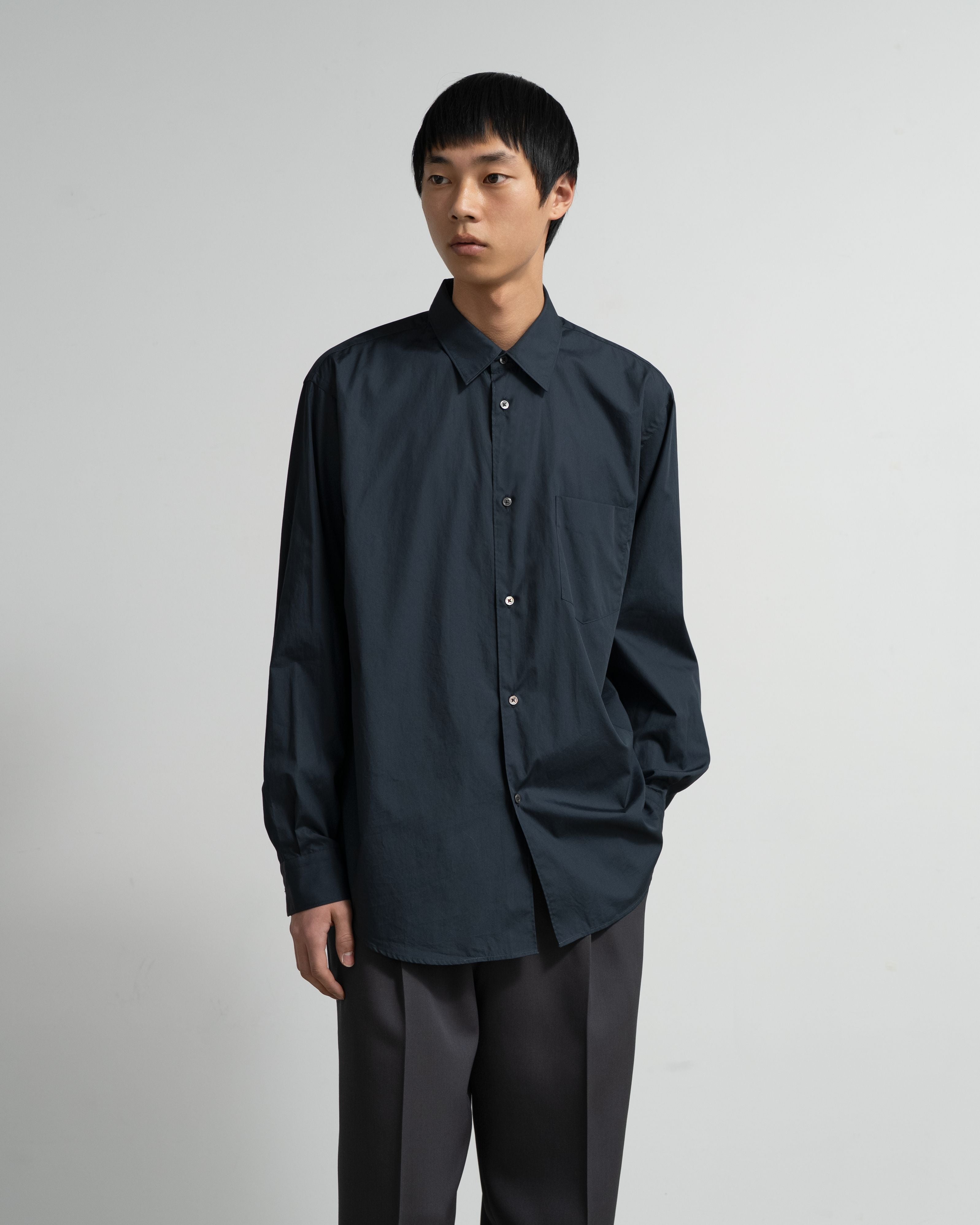 Graphpaper-Broad Regular Collar Shirt