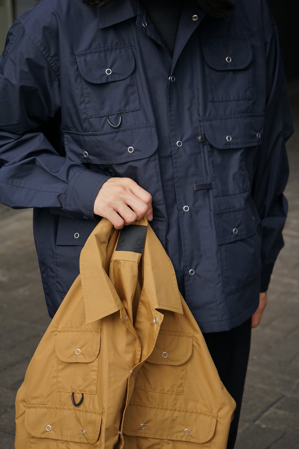 TECH MULTI FISHING POCKET SHIRT L/S SOLID