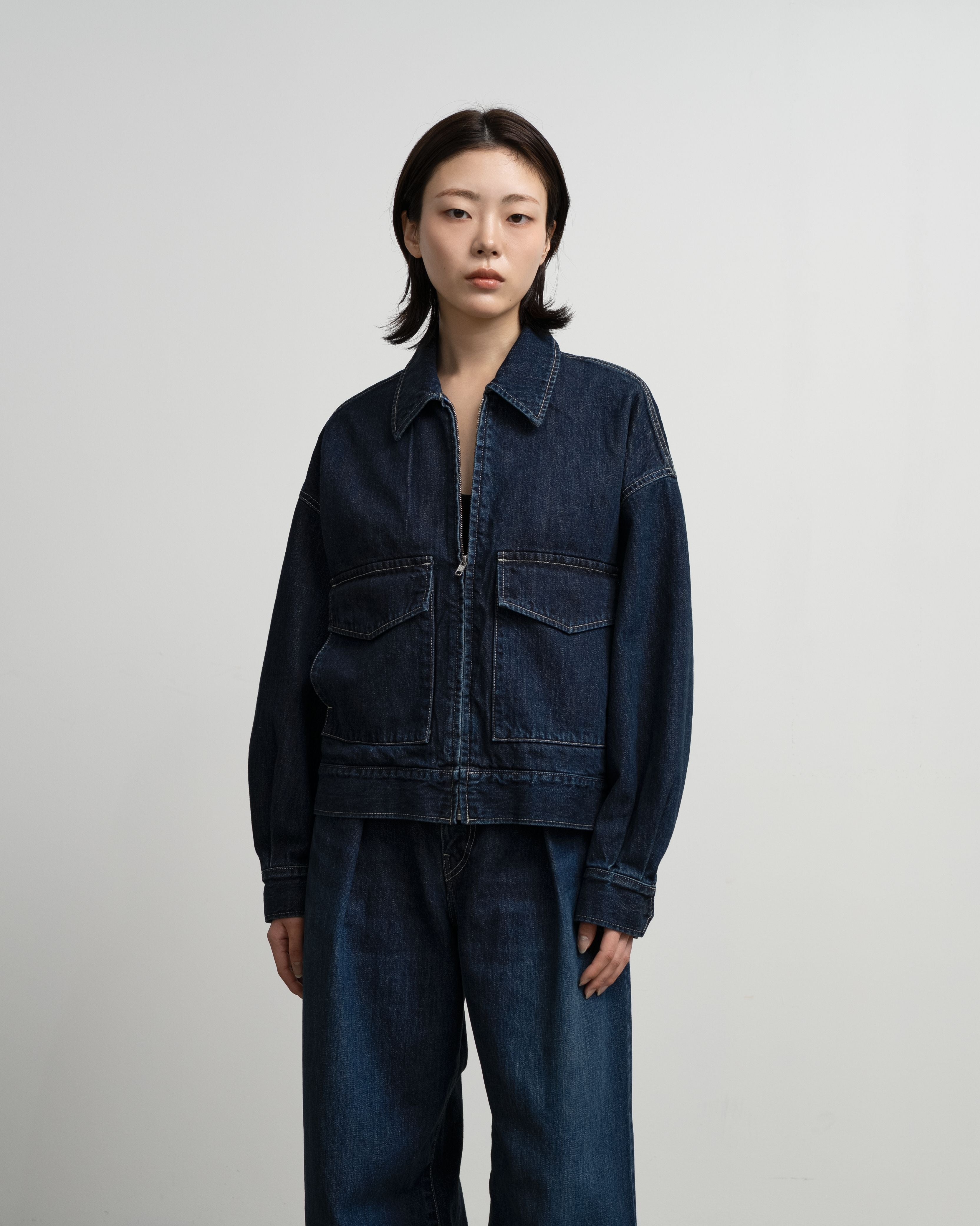 【7/25(土)発売】Selvage Denim Zip Jacket -DARK FADE-