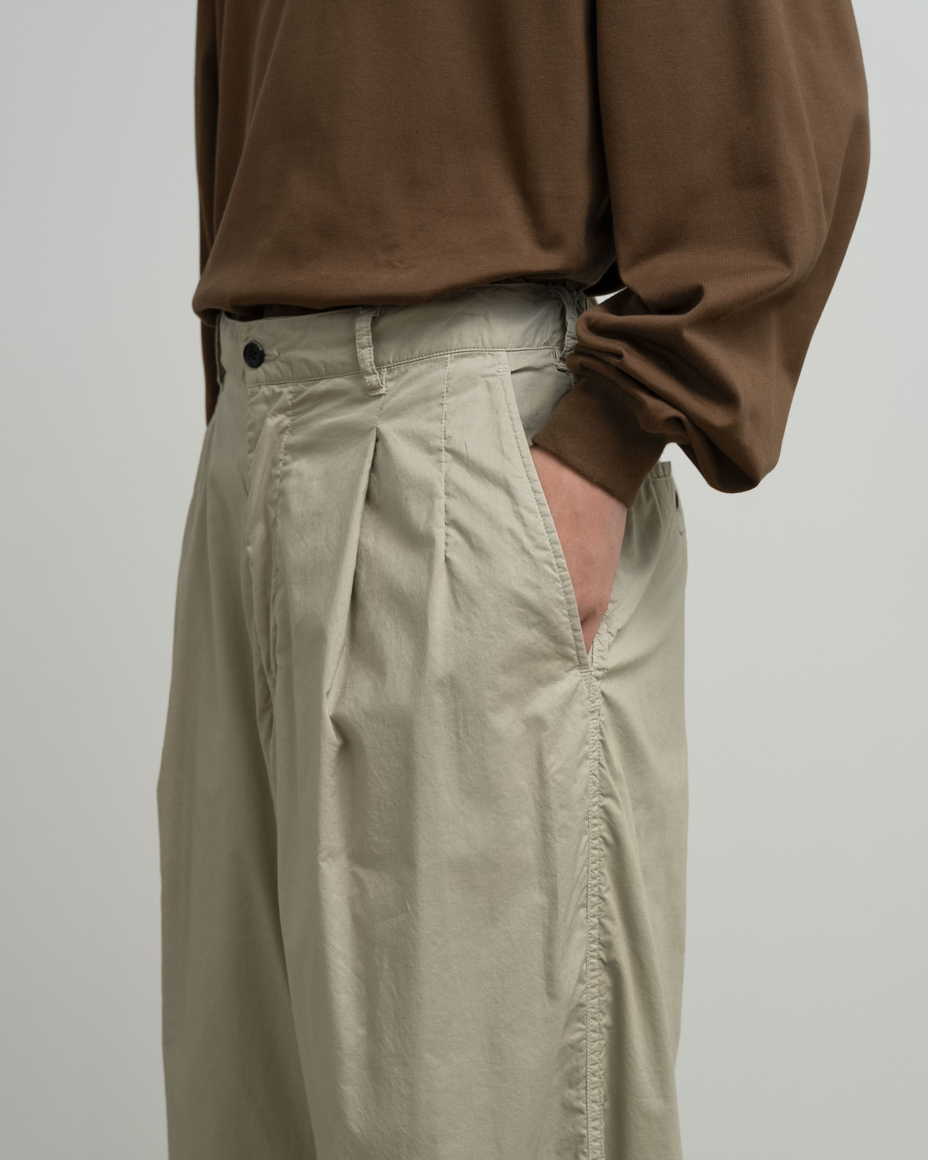 【8/1(土)発売】Garment Dyed Typewriter Oversized Slacks