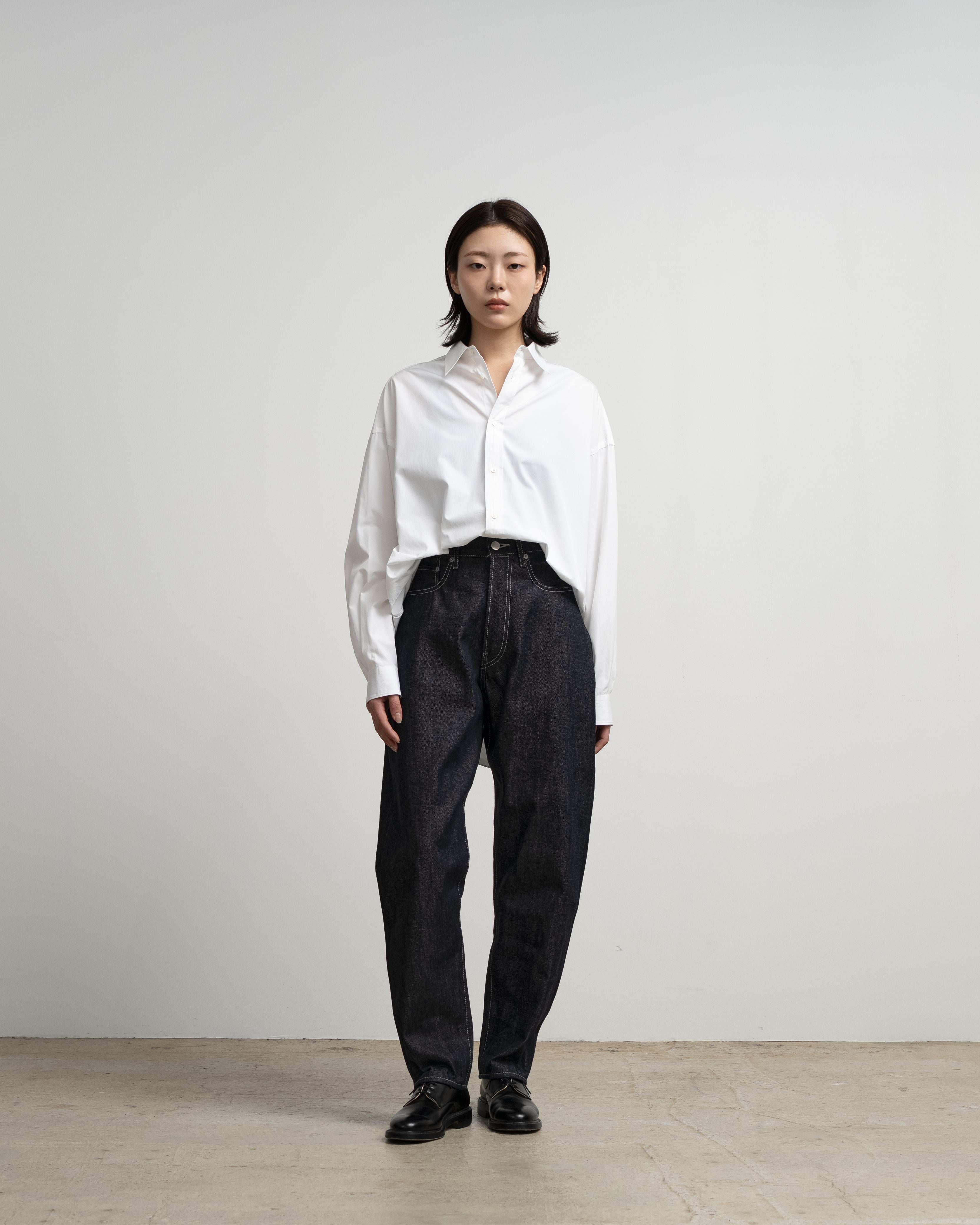 Selvage Denim Five Pocket Tapered Pants