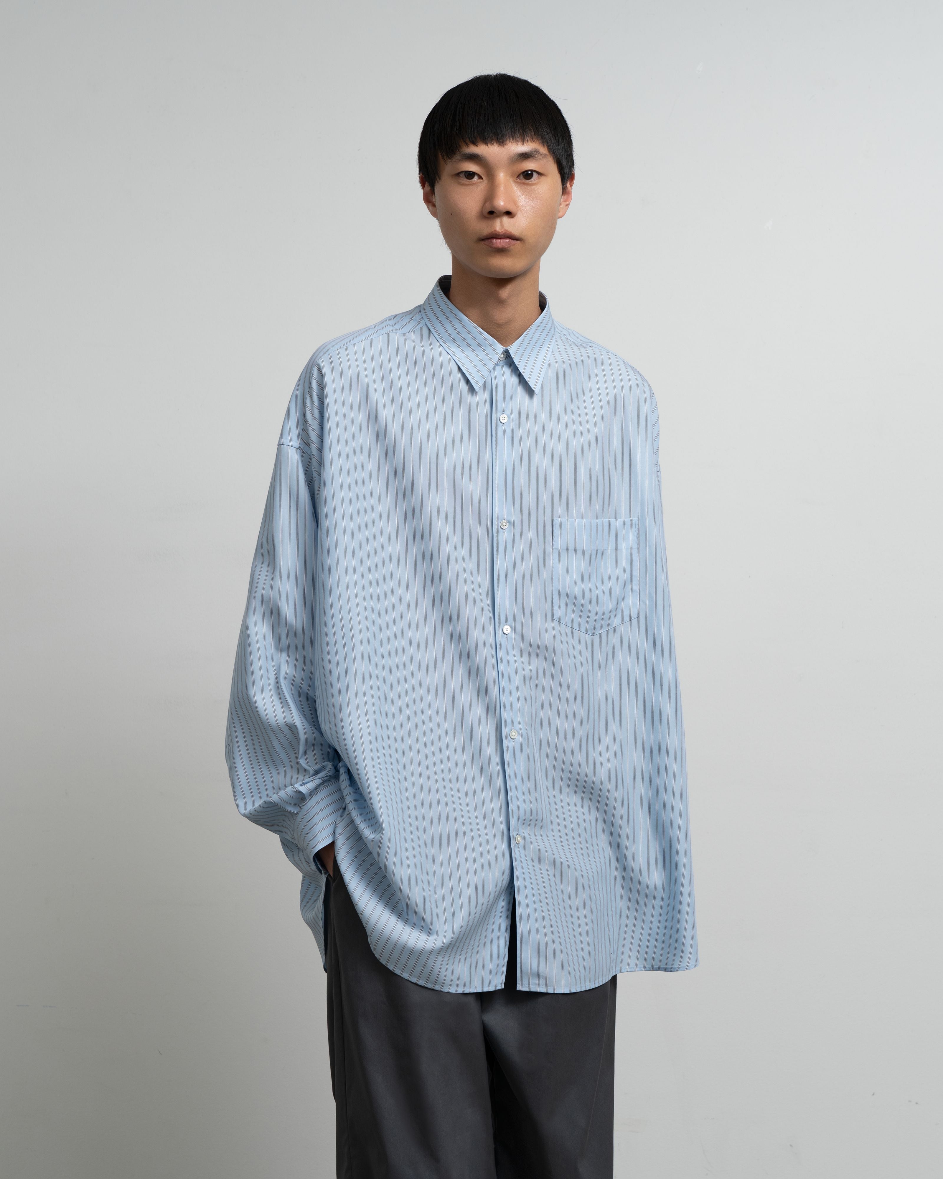 【6/6(土)発売】SIDOGRAS L/S Oversized Regular Collar Shirt