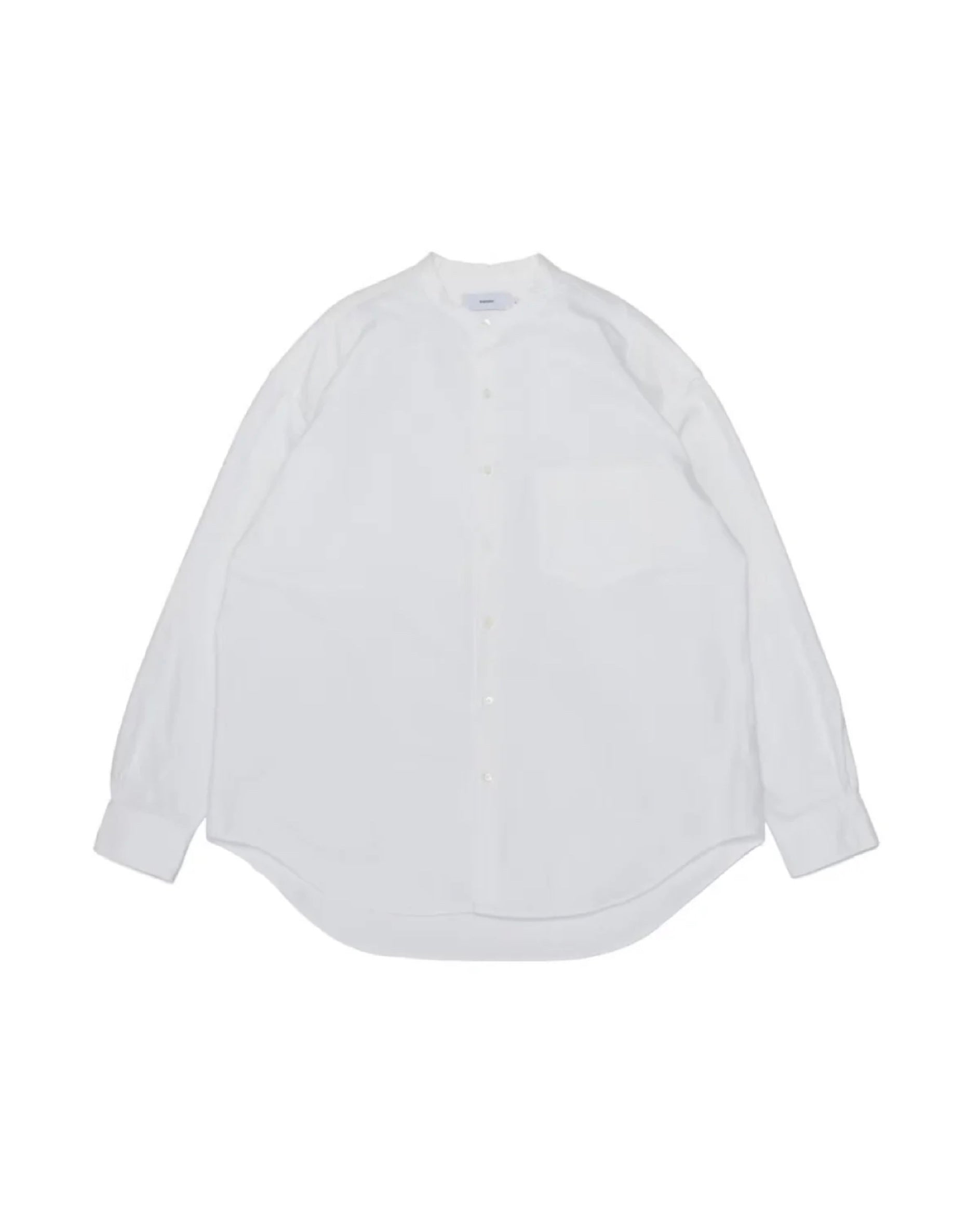 Oxford L/S Band Collar Box Shirt