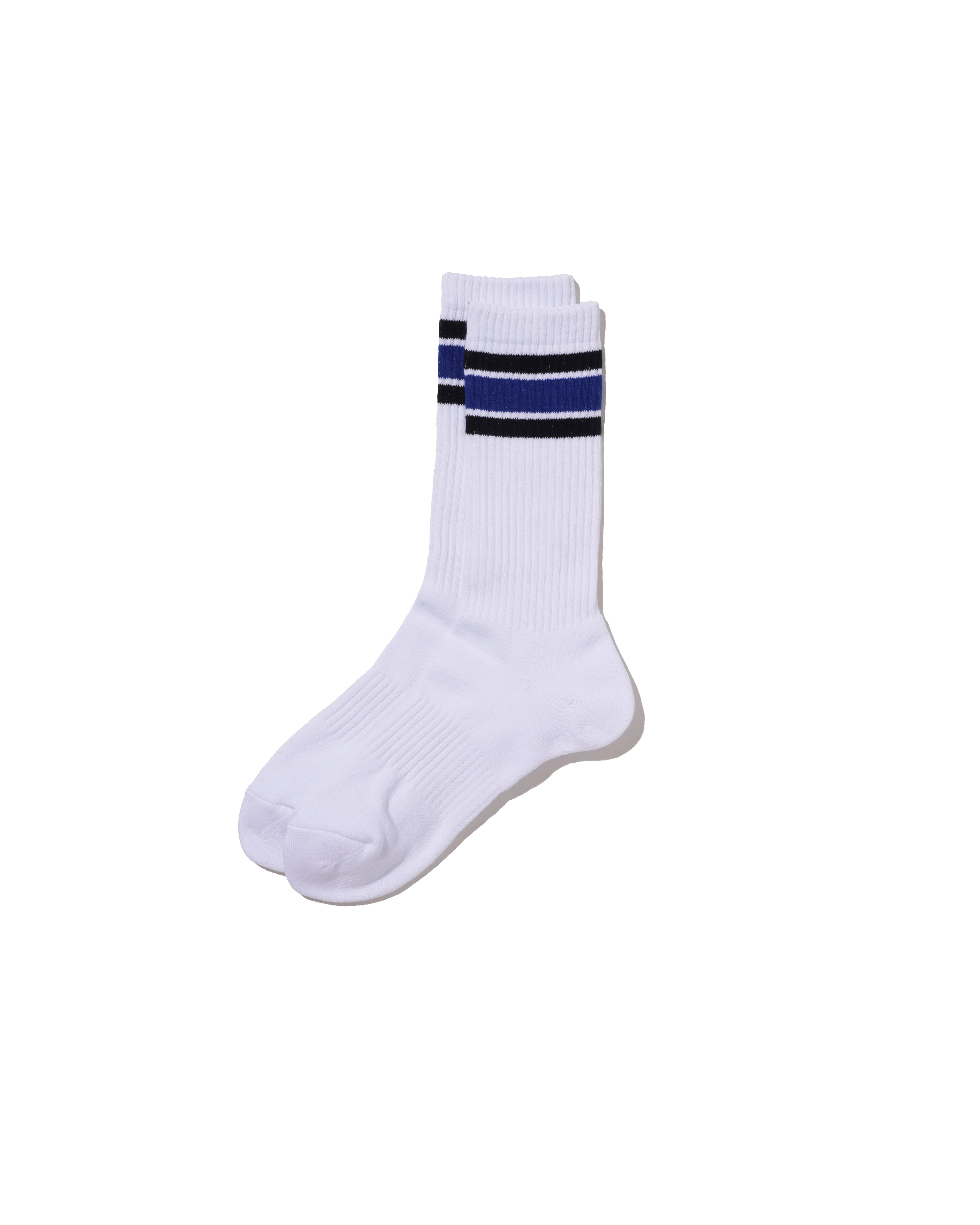 2-PACK MULTI STRIPE CREW SOCKS
