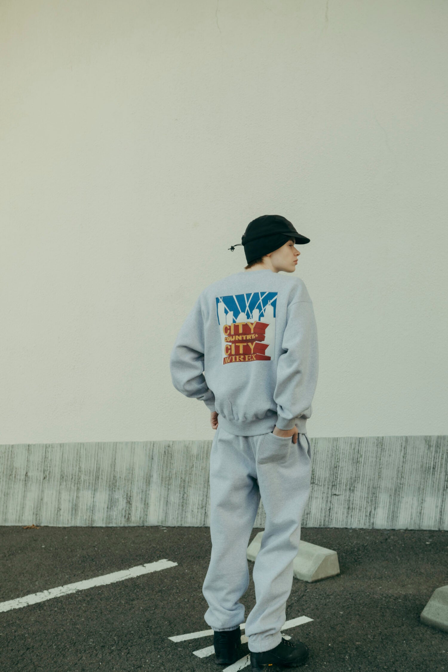 CITY COUNTRY CITY x AVIREX_SWEAT  SHIRT