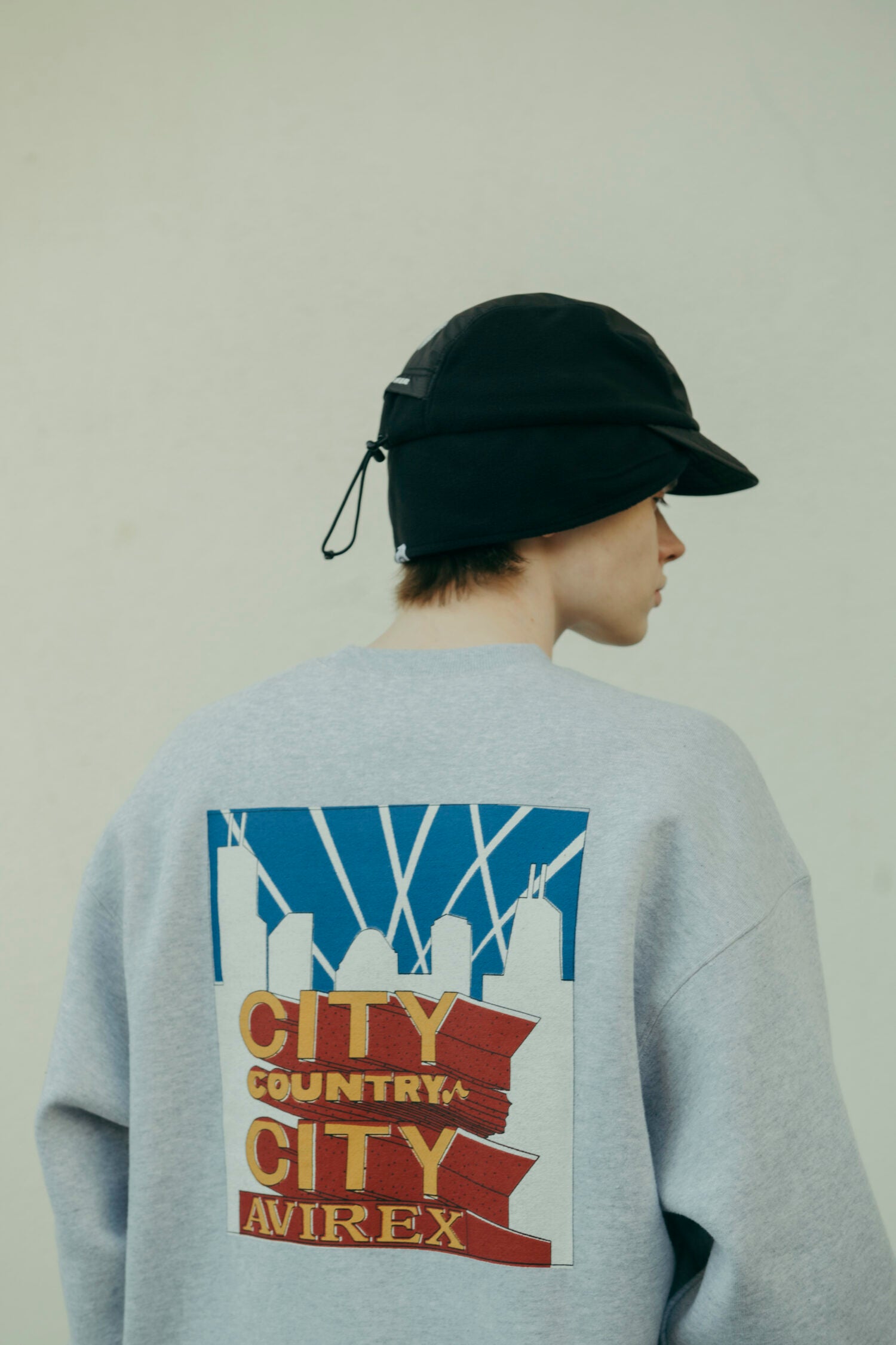 CITY COUNTRY CITY x AVIREX_SWEAT  SHIRT