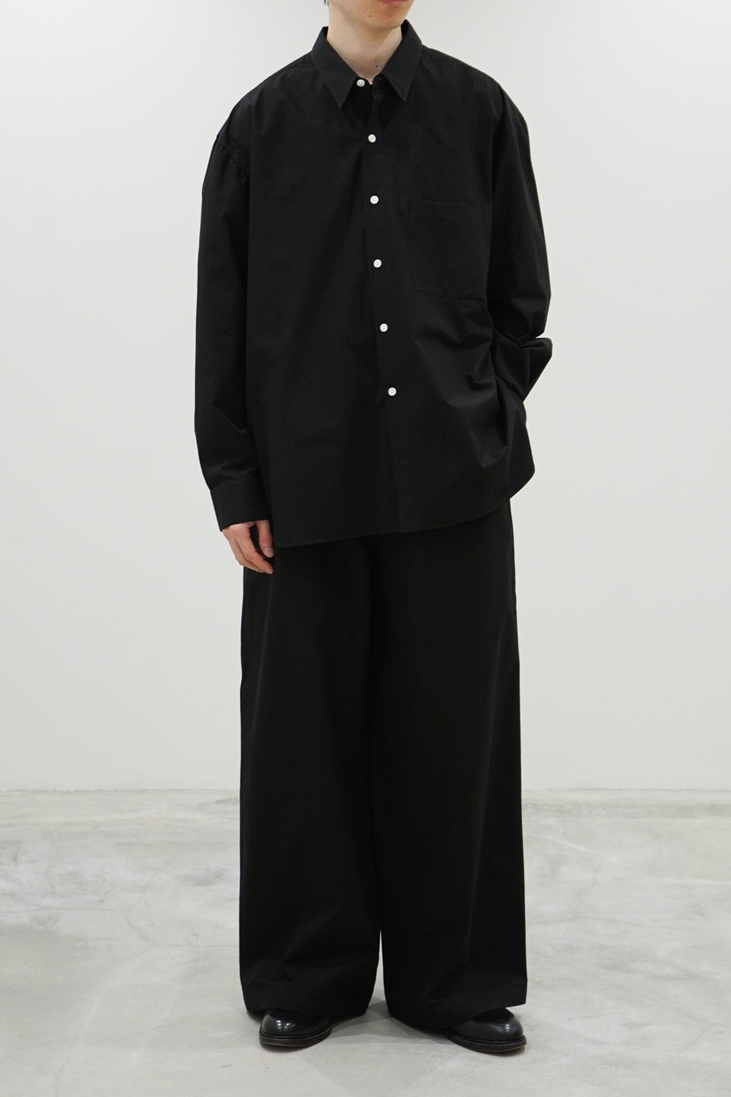 Maxi large pants with drawstrings