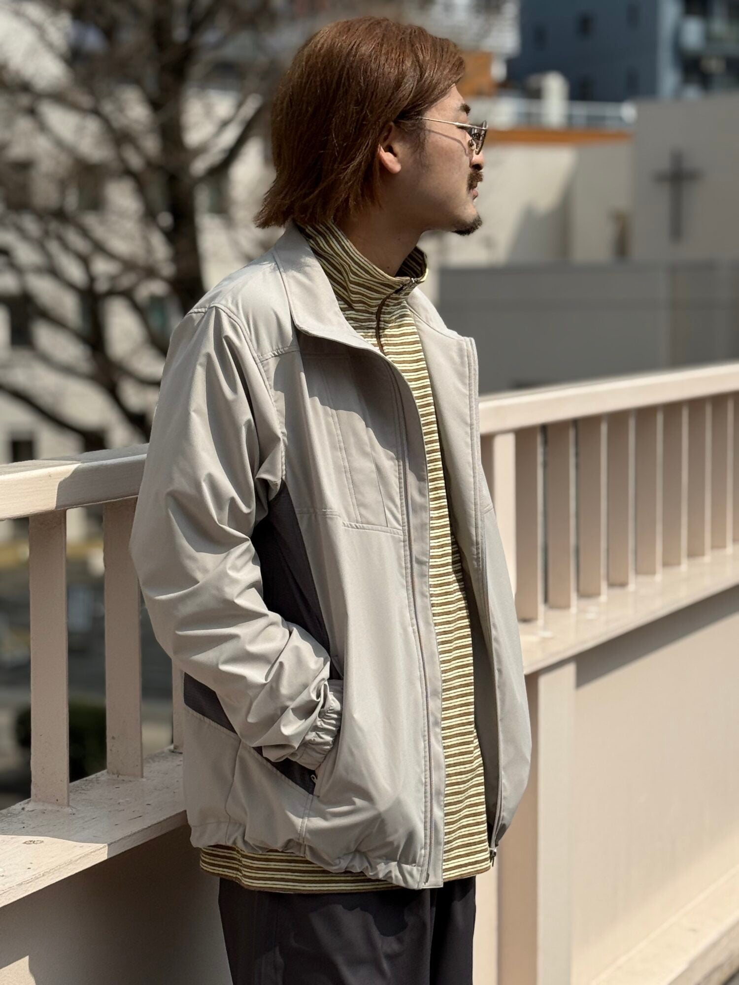 Stand Zip Stretch Jacket