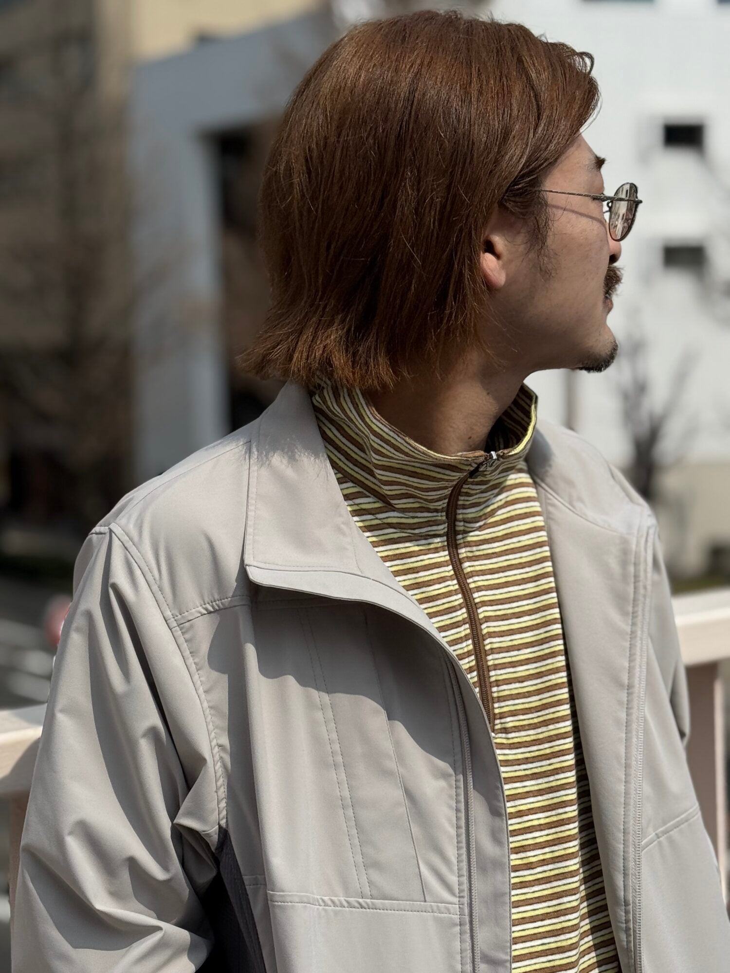 Stand Zip Stretch Jacket