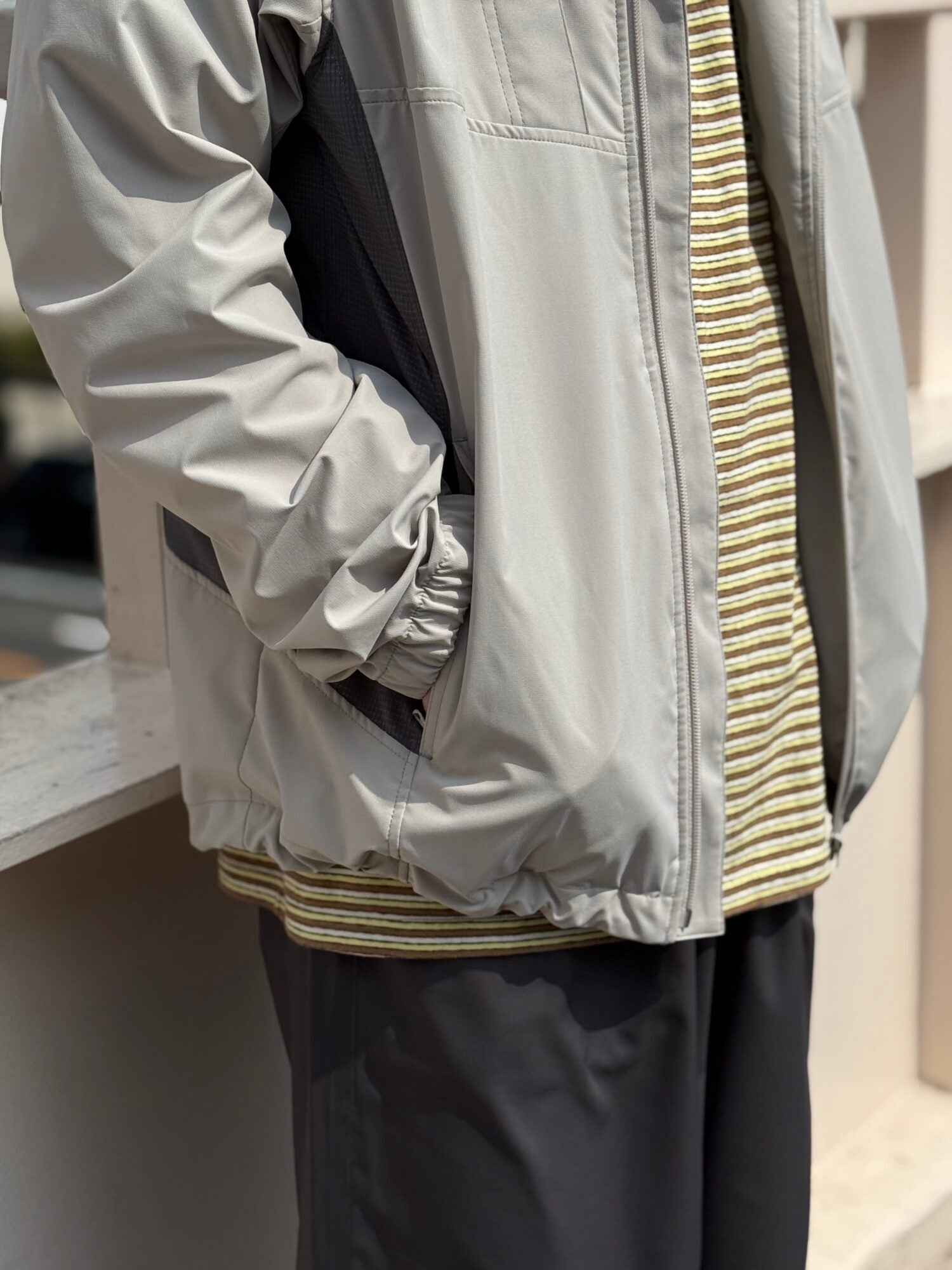 Stand Zip Stretch Jacket