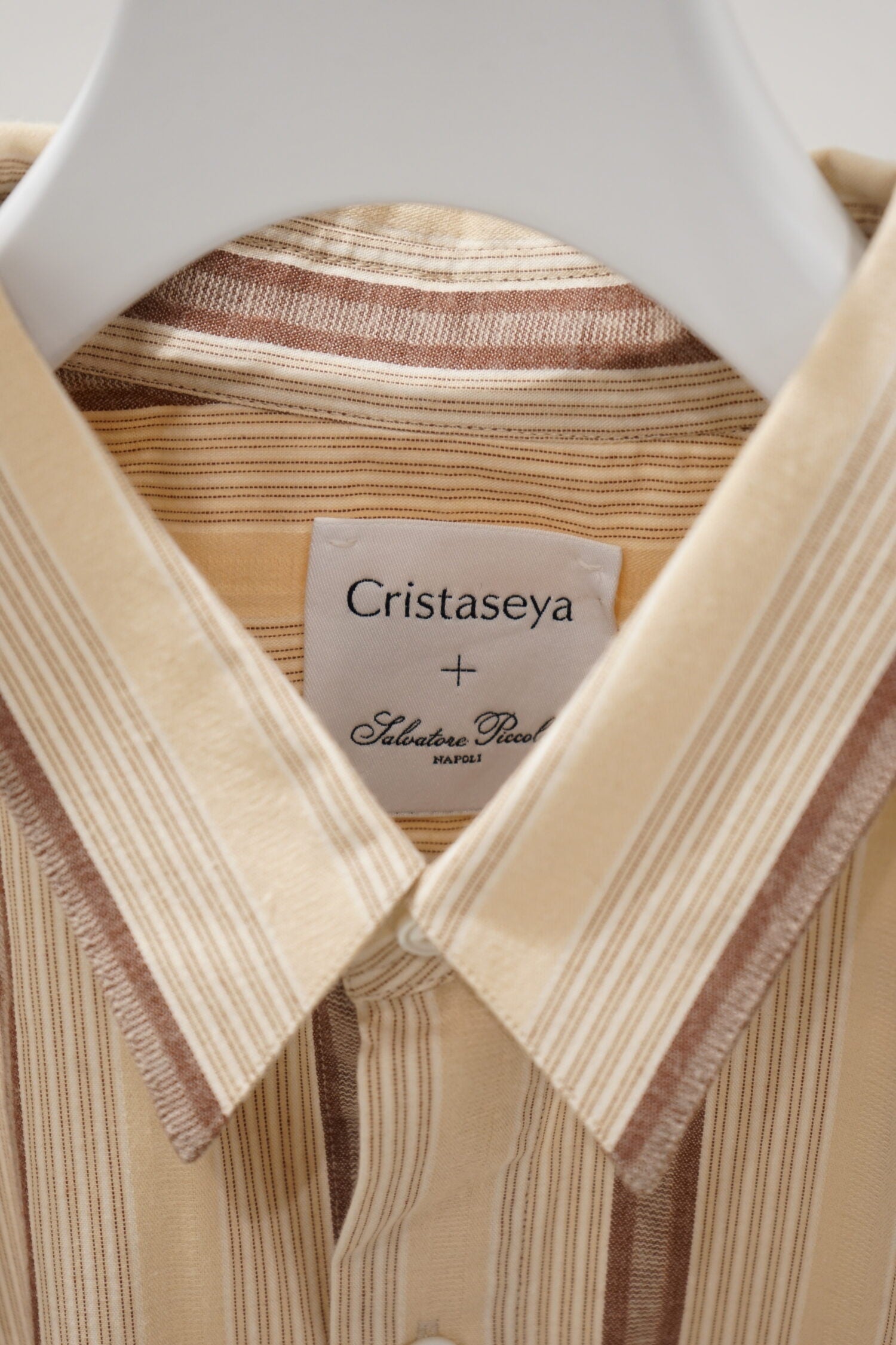 Handmade Classic Collar Shirt（Brown.ST）