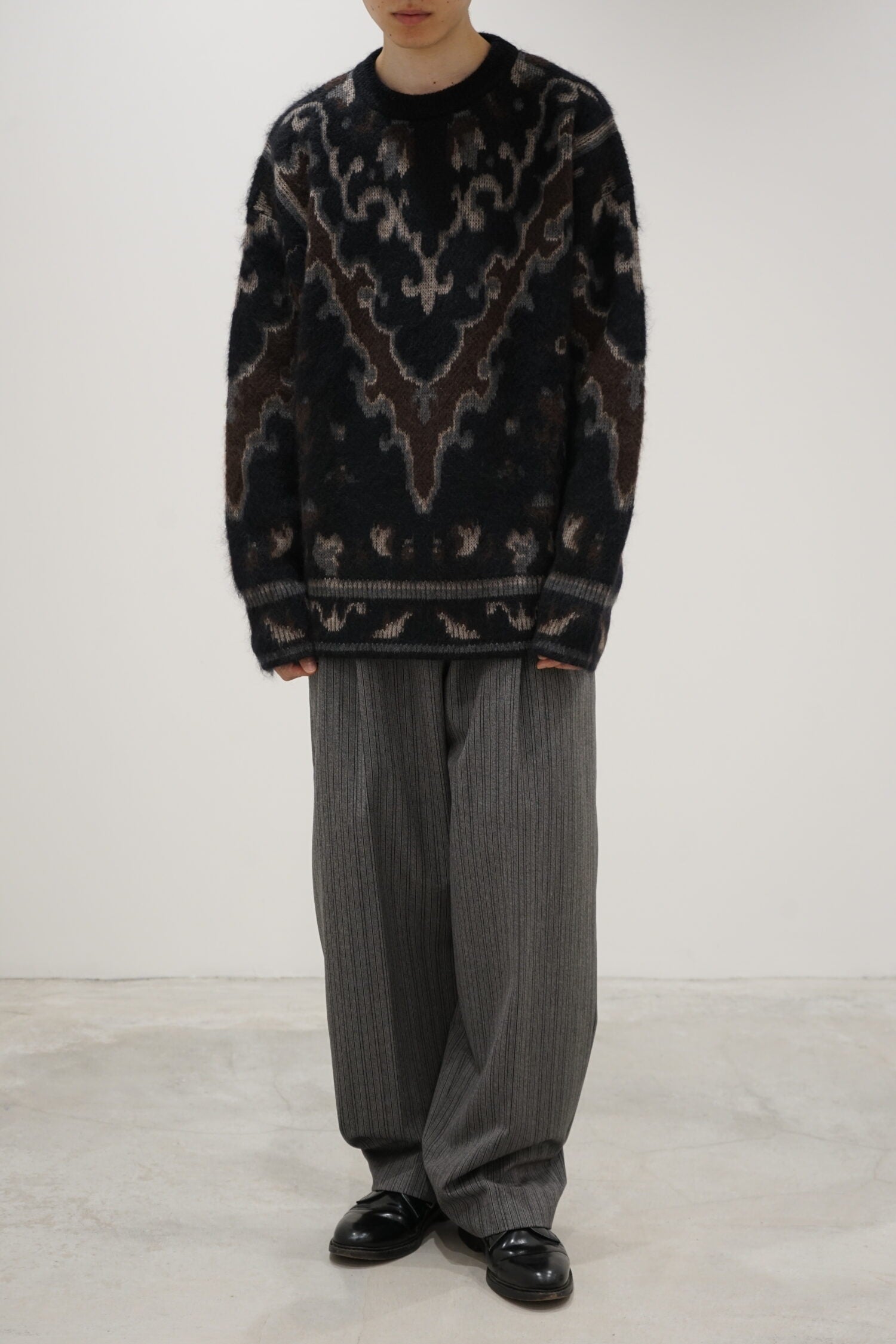 CASHMERE OVERSIZED CARPET SWEATER