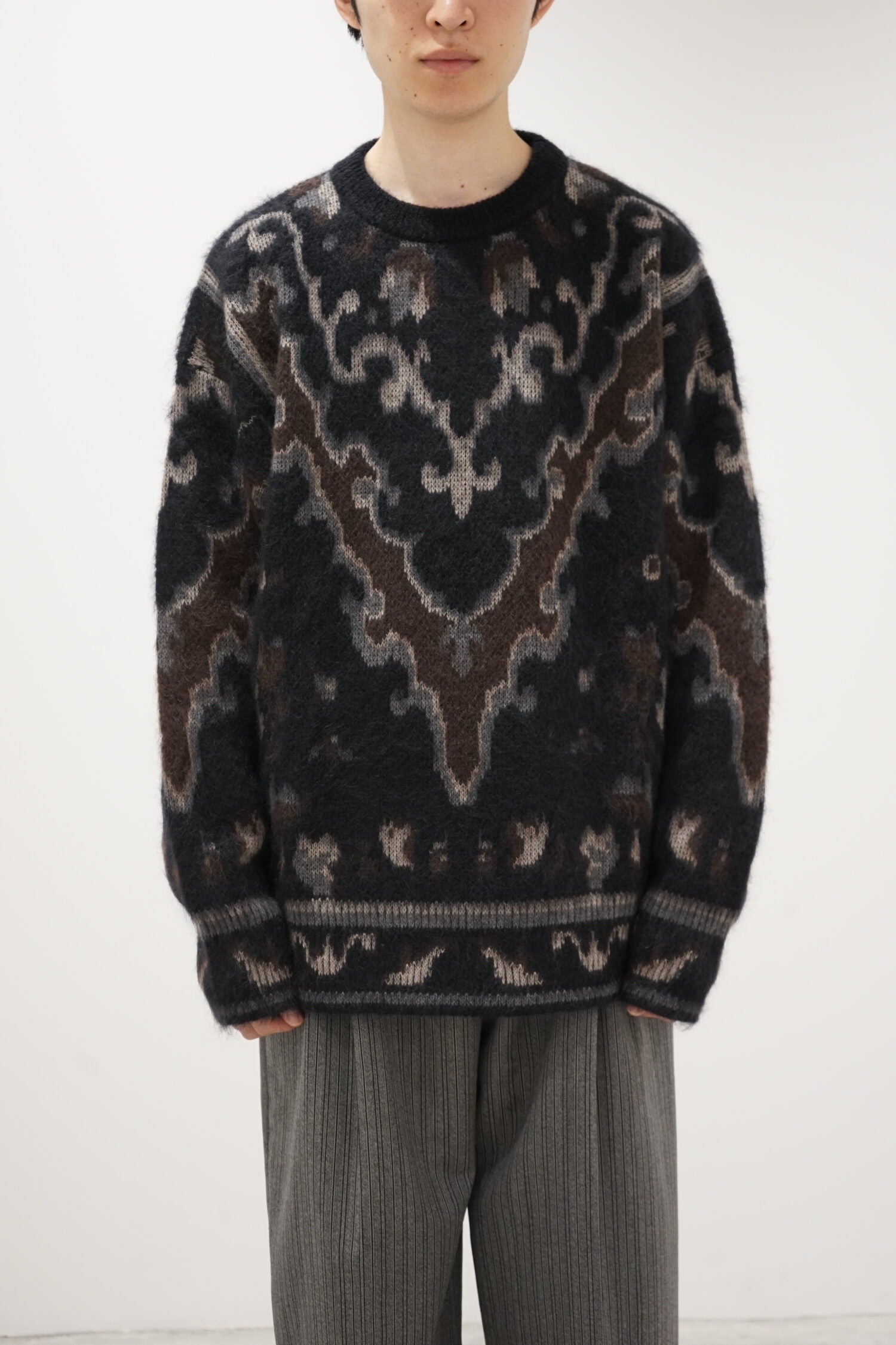 CASHMERE OVERSIZED CARPET SWEATER