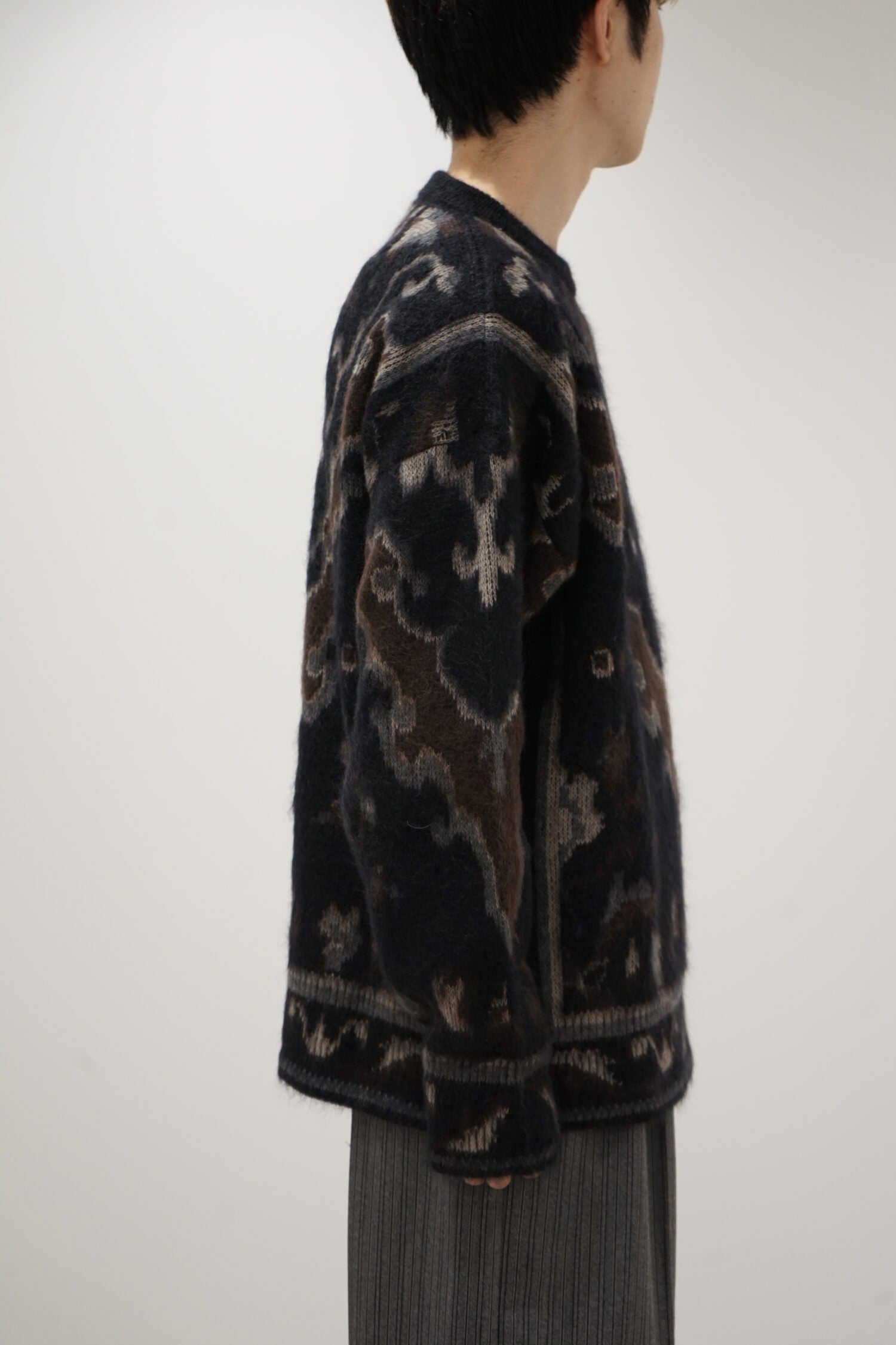 CASHMERE OVERSIZED CARPET SWEATER