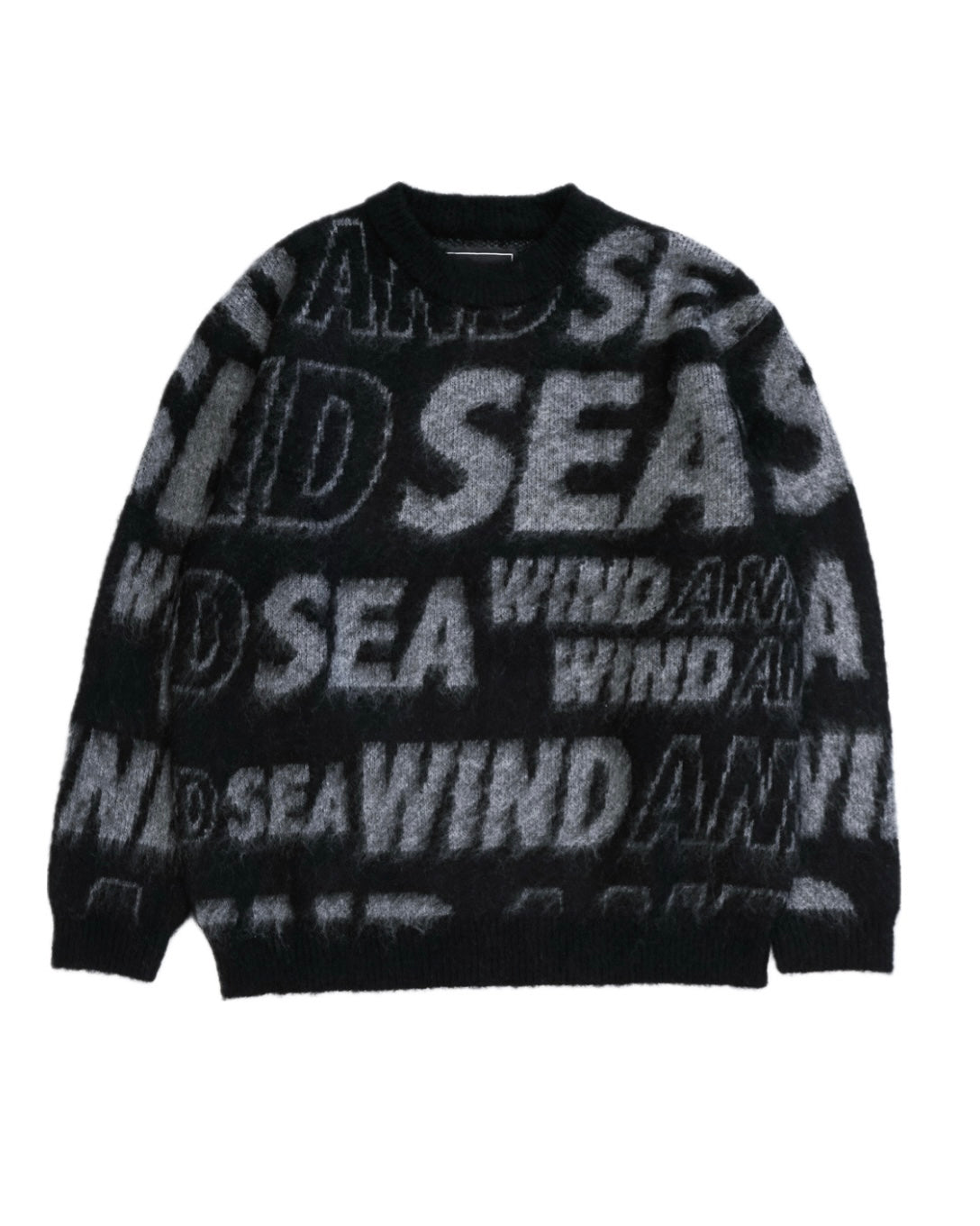トップス SEA WIND AND Shaggy BIGSEA Knit Sweater WIND AND SEA - Shaggy Logo Knit Sweater