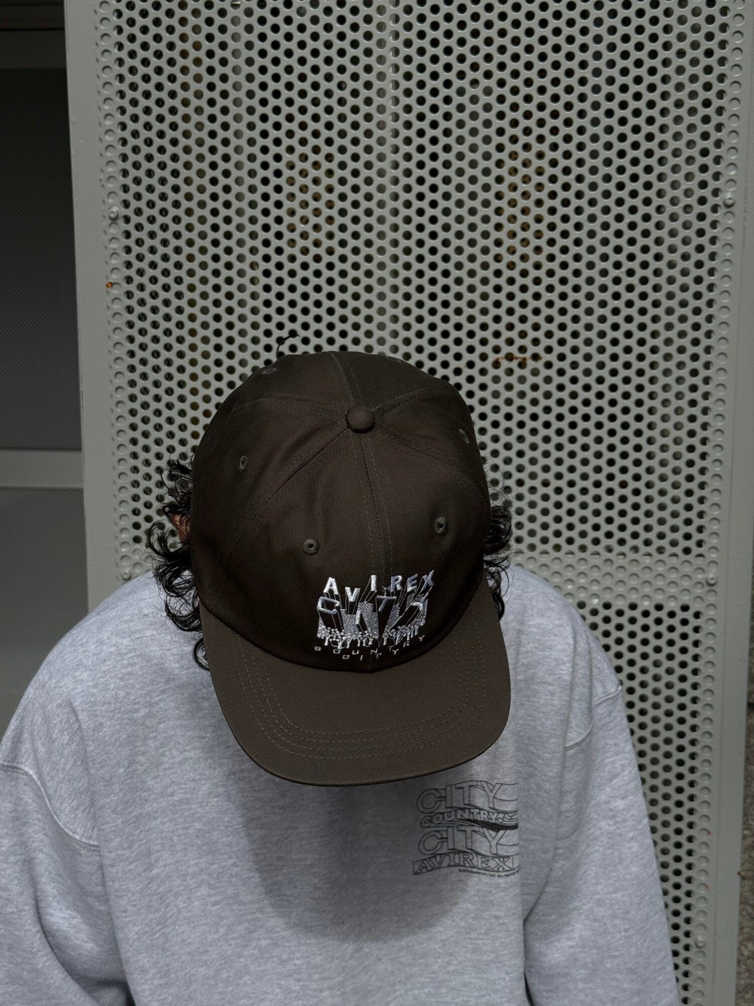 CITY COUNTRY CITY x AVIREX_EMBROIDERED LOGO  COTTON TWILL CAP
