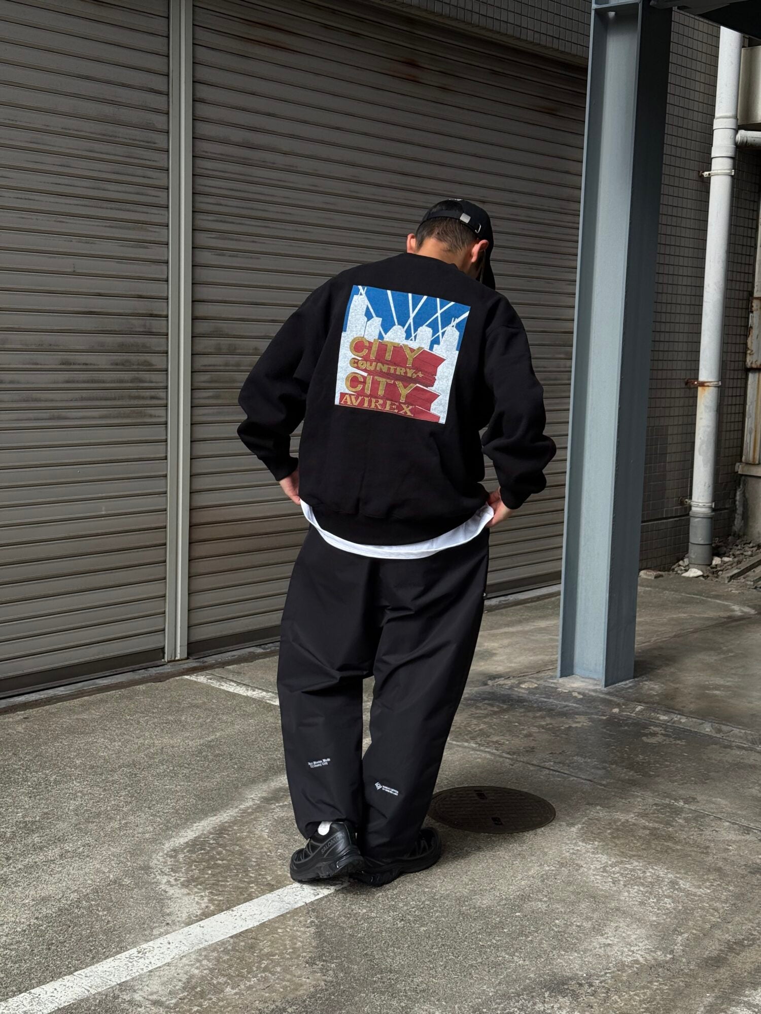 CITY COUNTRY CITY x AVIREX_SWEAT  SHIRT