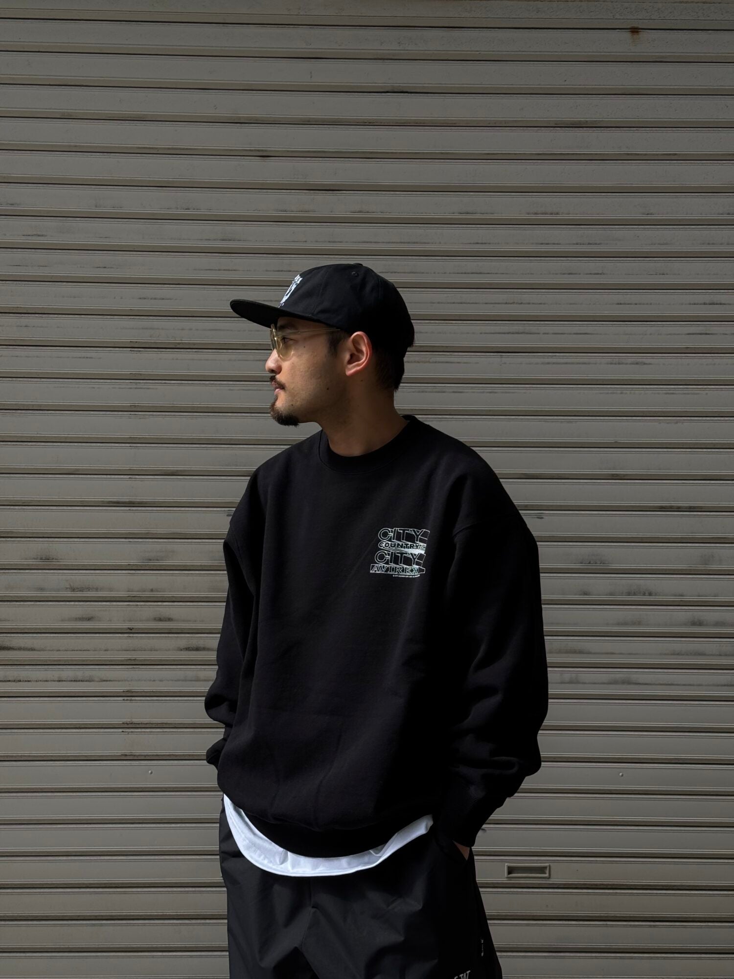 CITY COUNTRY CITY x AVIREX_SWEAT  SHIRT