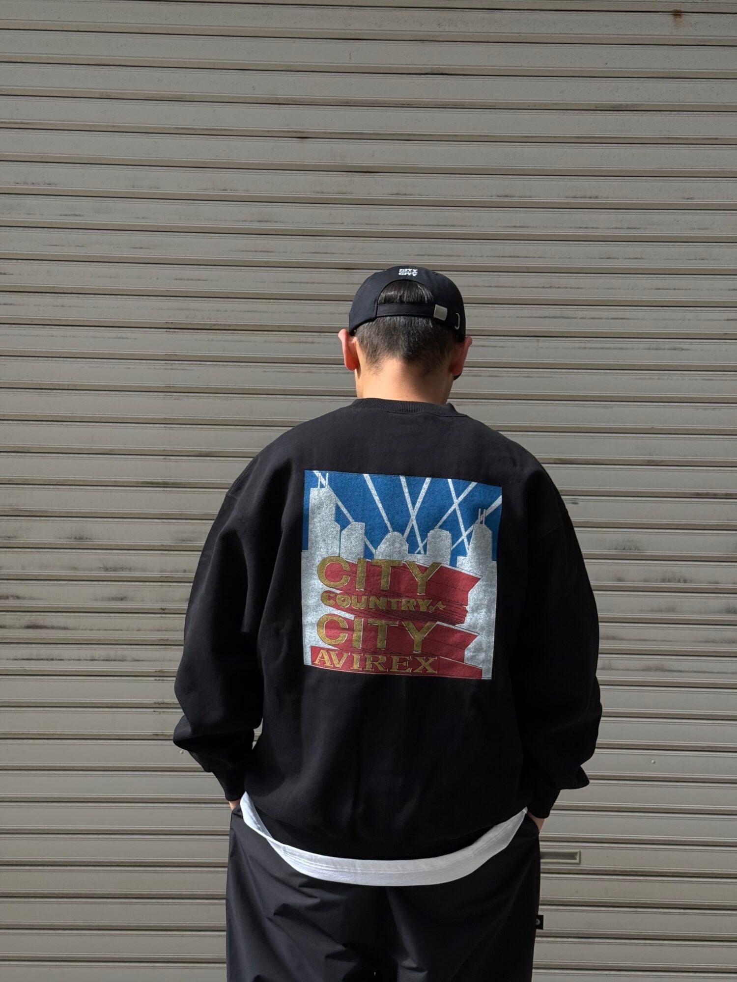 CITY COUNTRY CITY x AVIREX_SWEAT  SHIRT