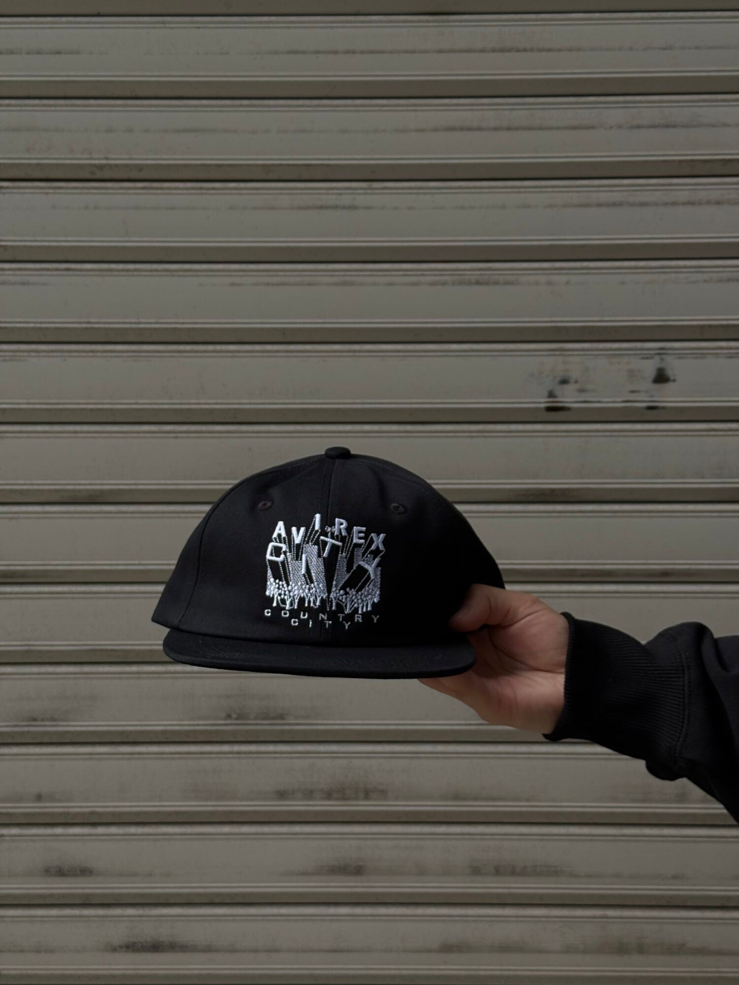 CITY COUNTRY CITY x AVIREX_EMBROIDERED LOGO  COTTON TWILL CAP